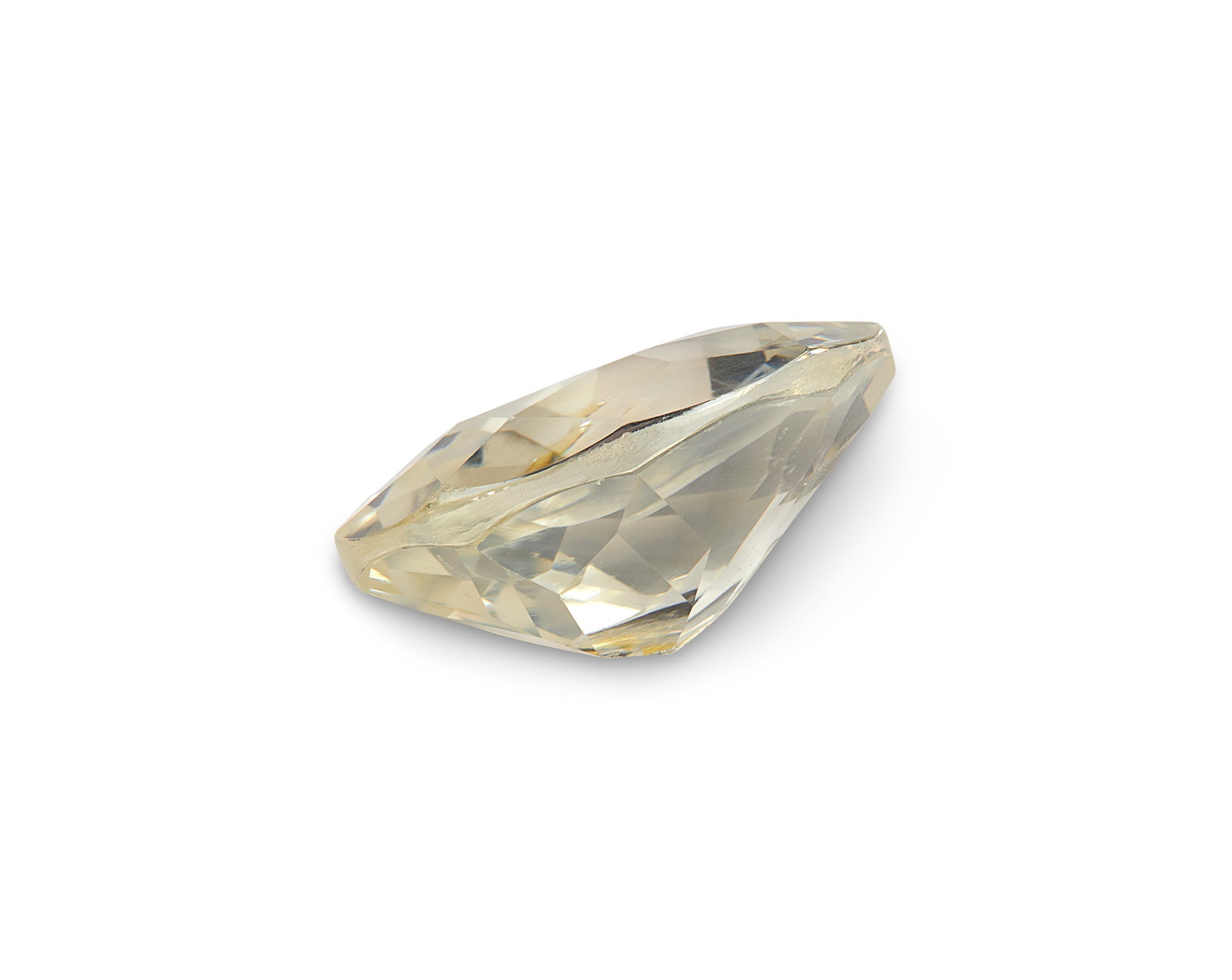 2.51ct Pastel Yellow Sapphire Oval Cut