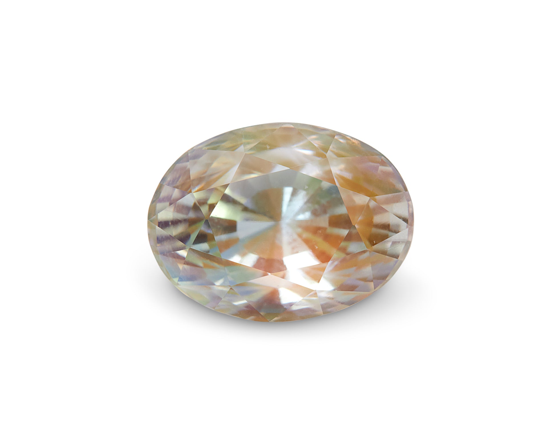 2.45ct Rainbow Moonstone Oval Cut Madagascar Origin