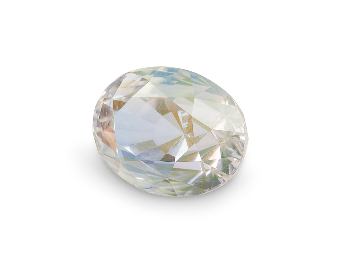 2.45ct Rainbow Moonstone Oval Cut Madagascar Origin