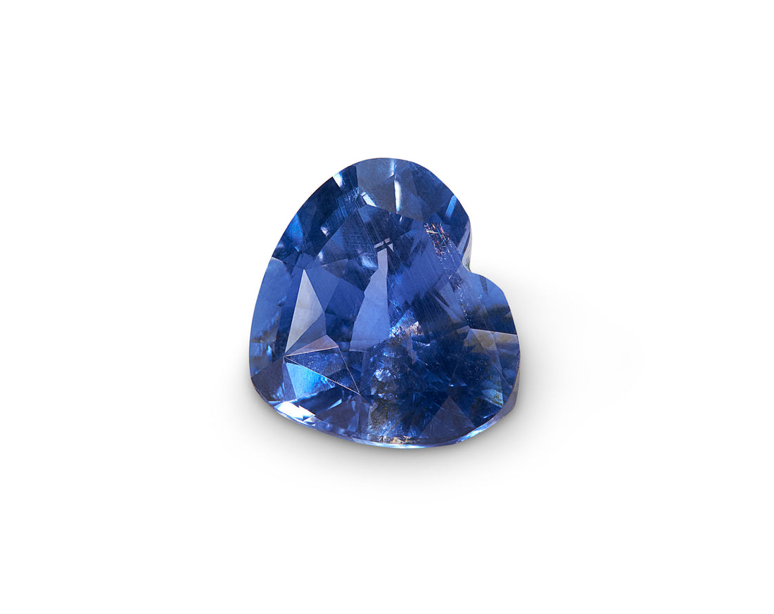 2.53ct Cornflower Blue Sapphire Heart Shape