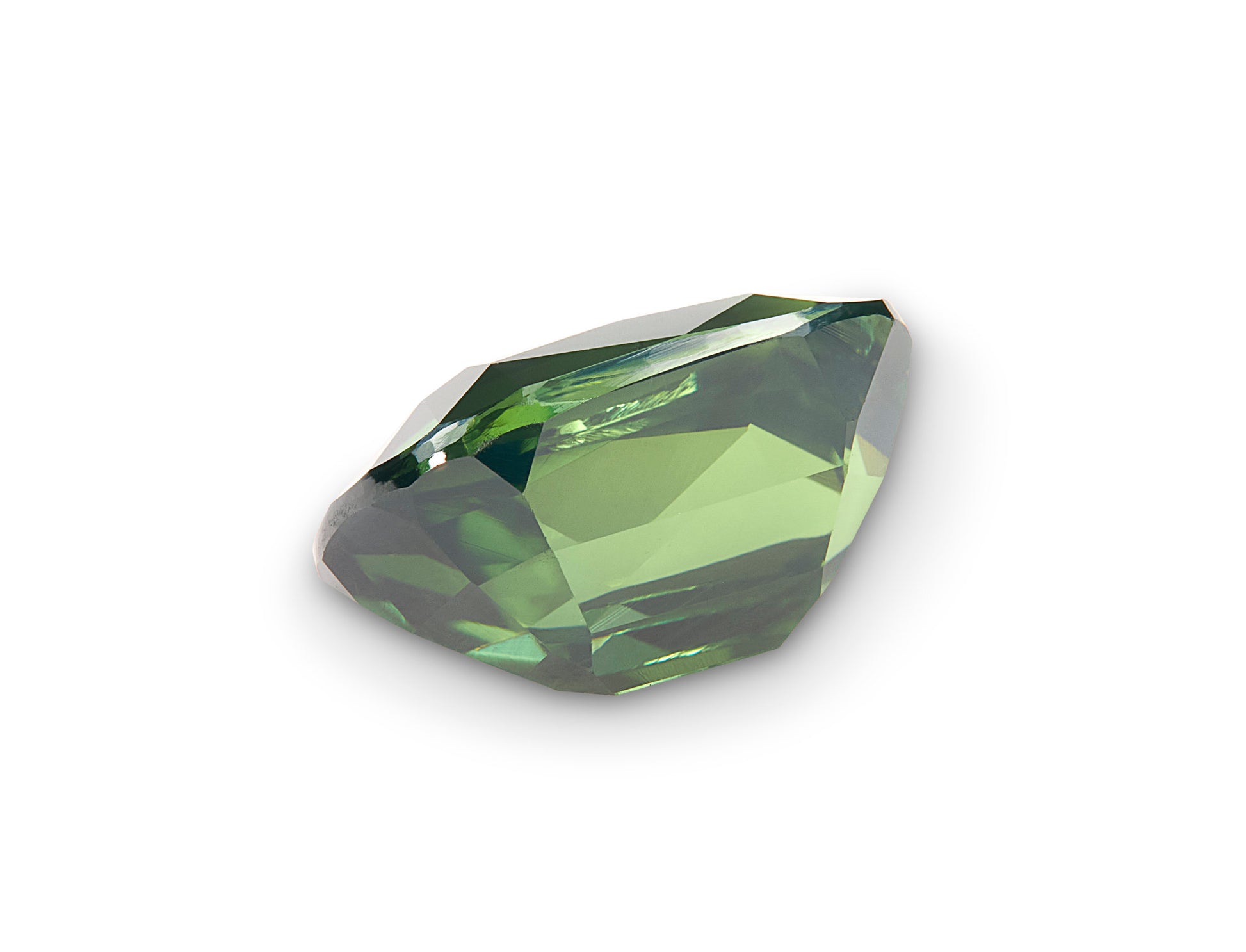 2.56ct Green Sapphire Cushion Cut