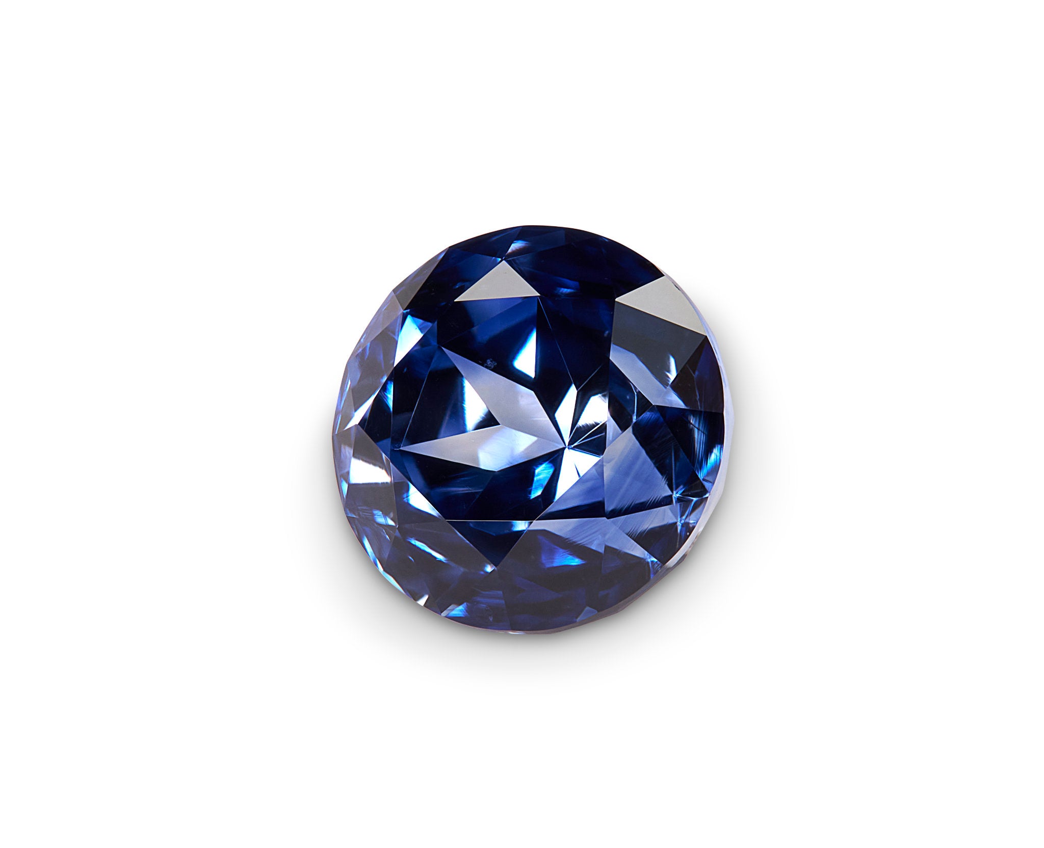 2.58ct Blue Sapphire Round Cut Sri Lanka Origin