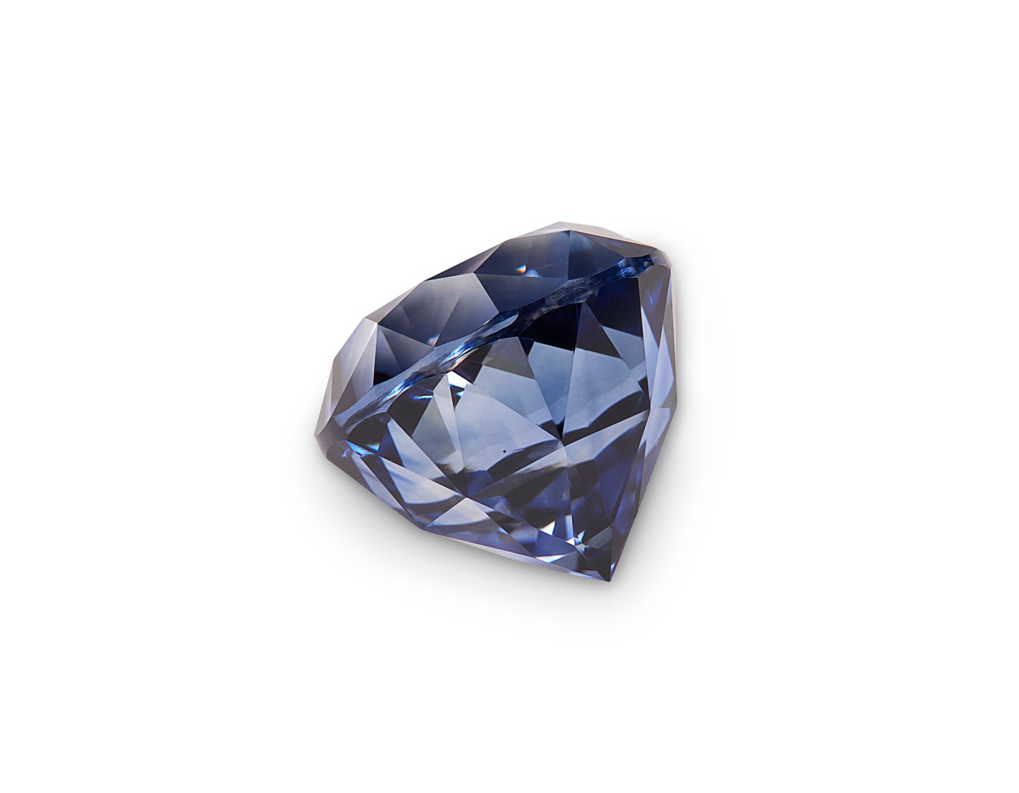 2.58ct Blue Sapphire Round Cut Sri Lanka Origin