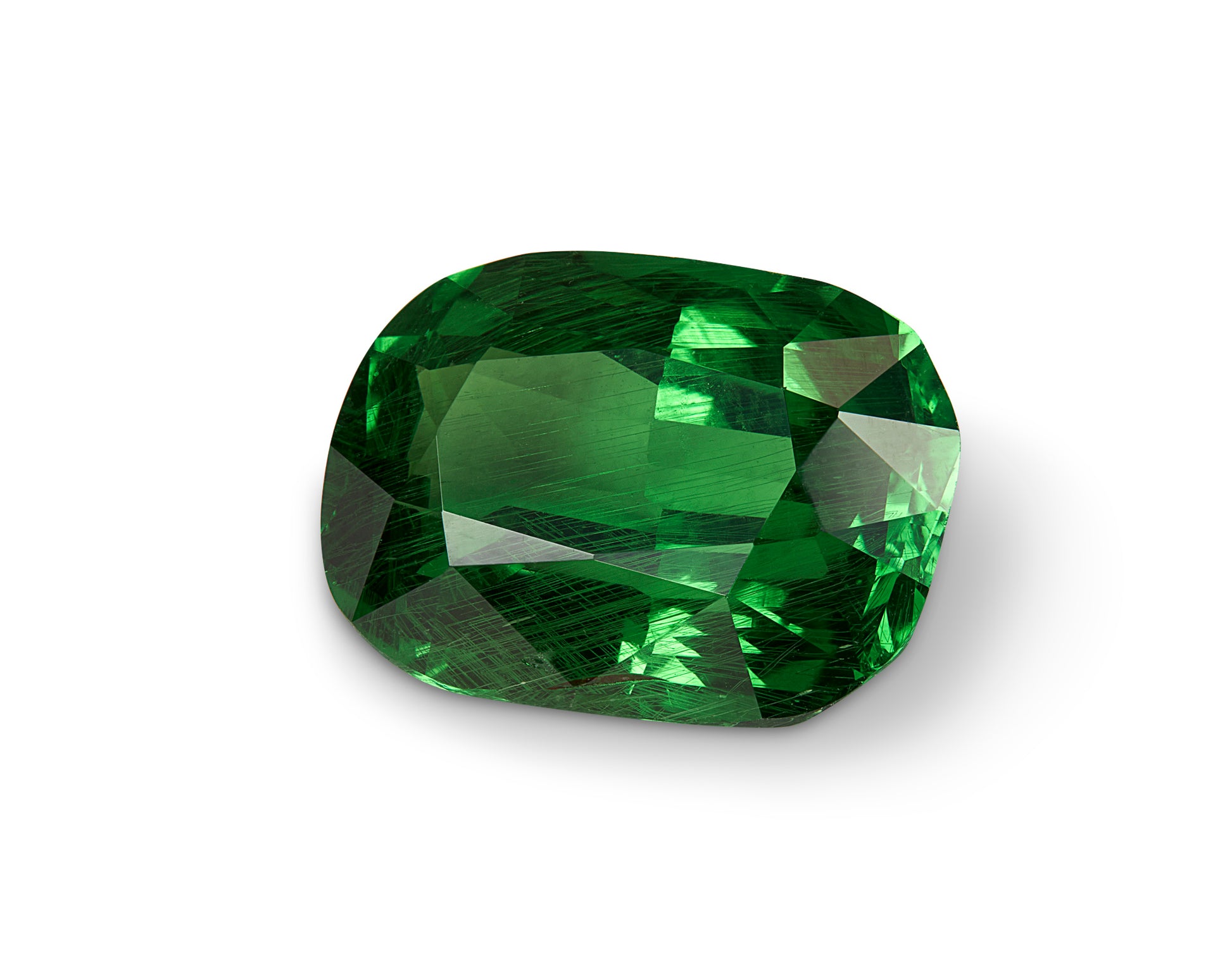 2.61t Tsavorite Garnet Cushion Cut