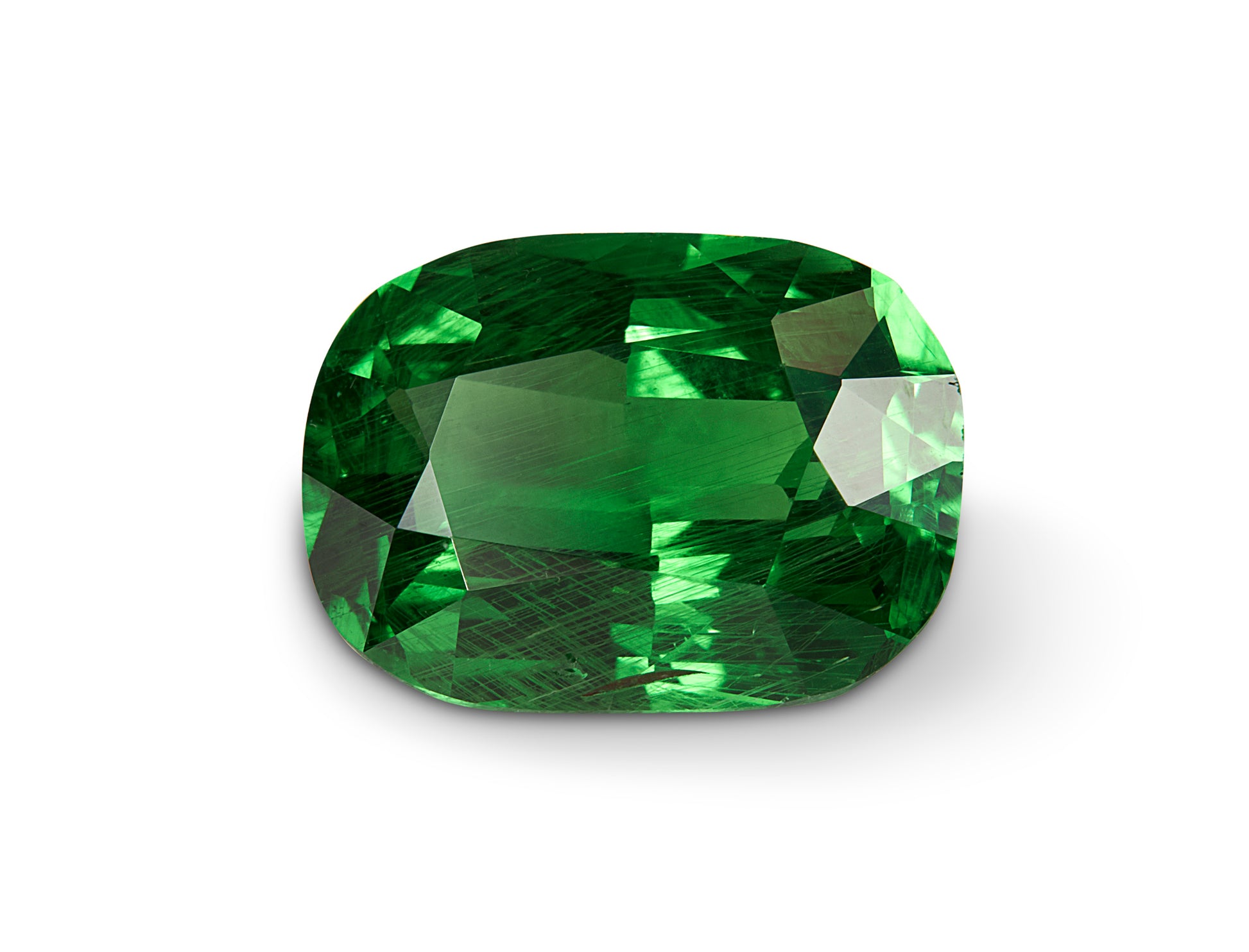 2.61ct Tsavorite Garnet Cushion Cut