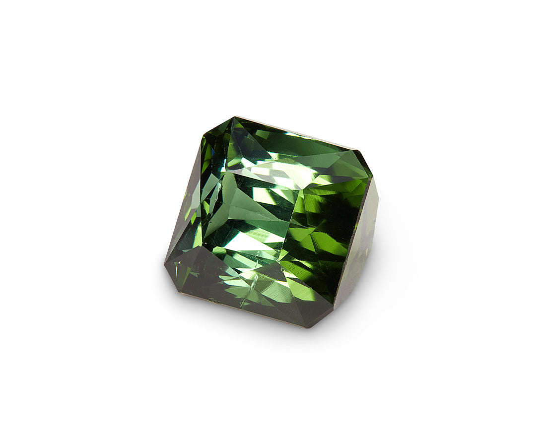 2.61ct Green Tourmaline Emerald Cut