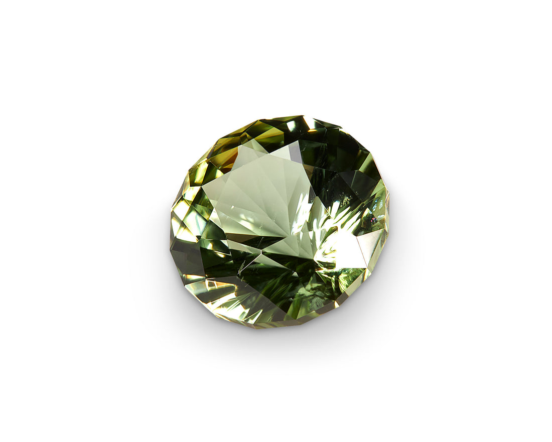 2.80ct Green Congo Tourmaline Round Cut