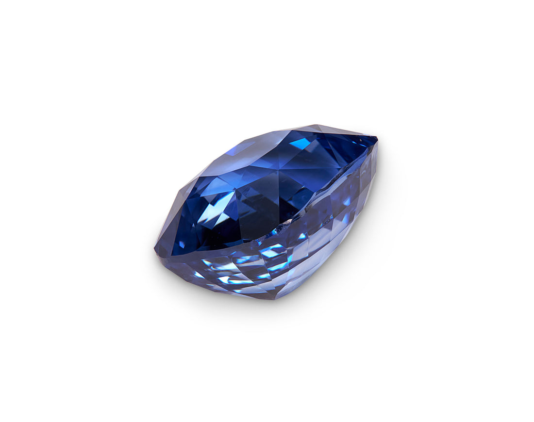 2.86ct Cornflower Blue Sapphire cushion cut Sri Lanka Origin