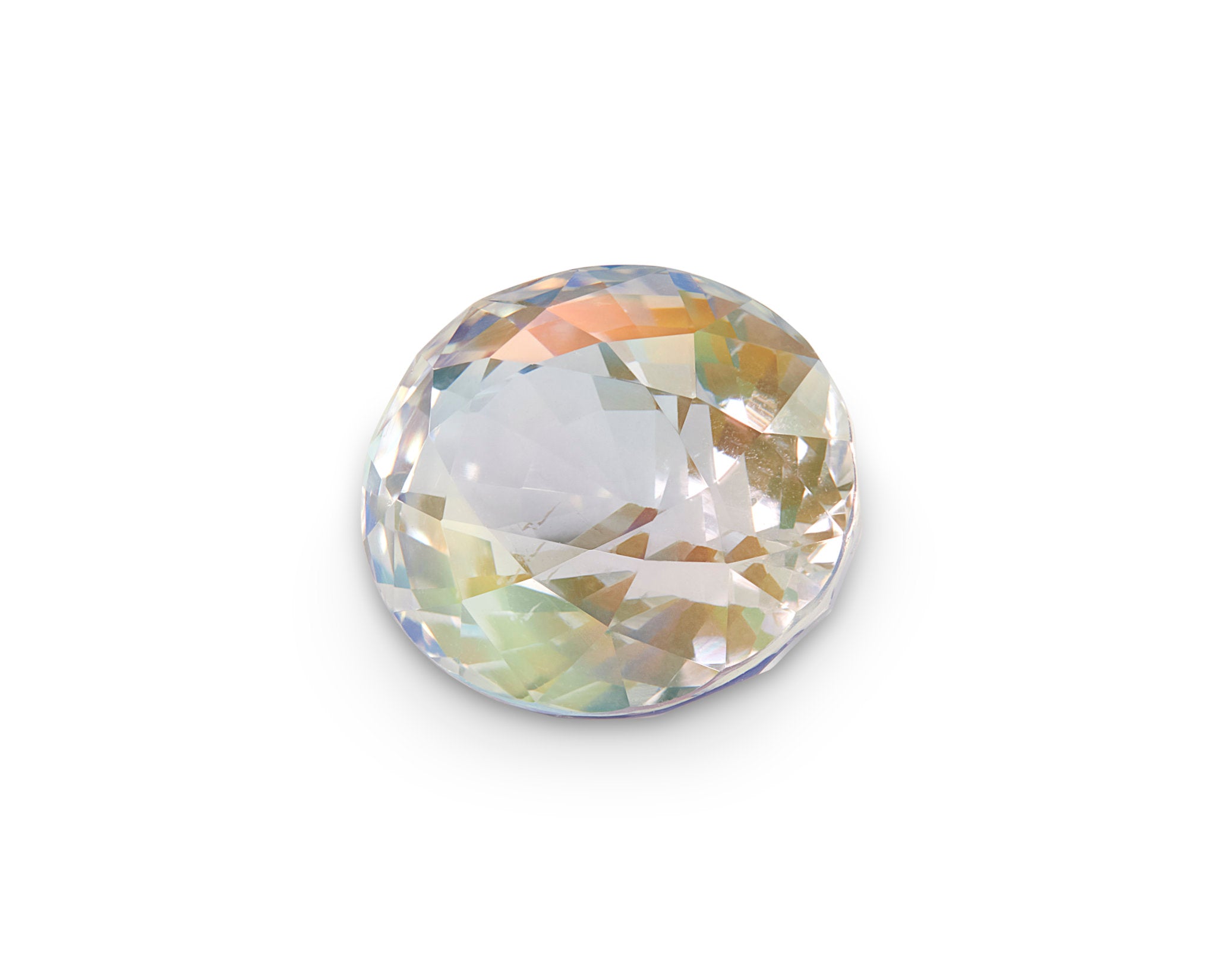 2.87ct Rainbow Moonstone Oval Cut Burma Origin