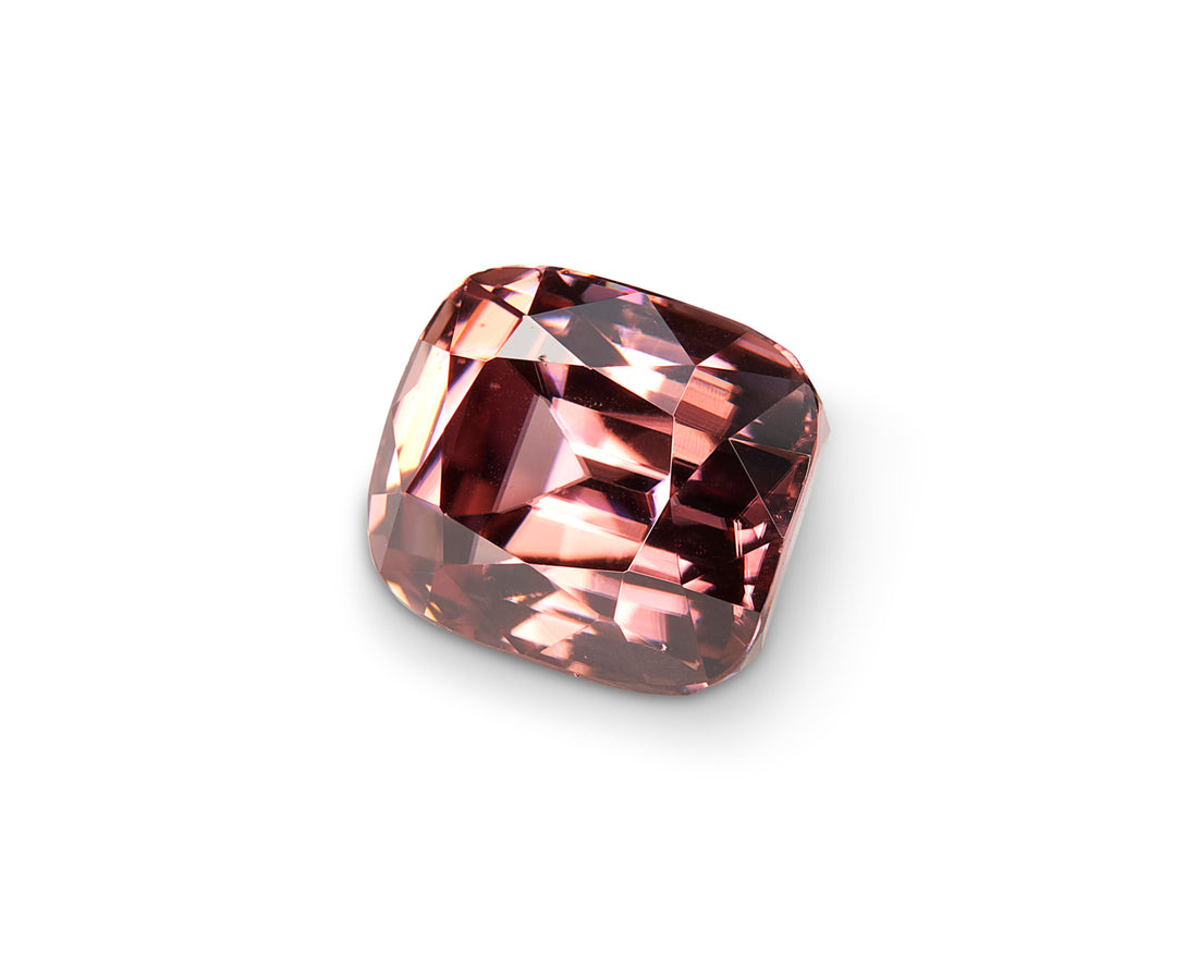 2.87ct Rosewood Zircon Cushion Cut