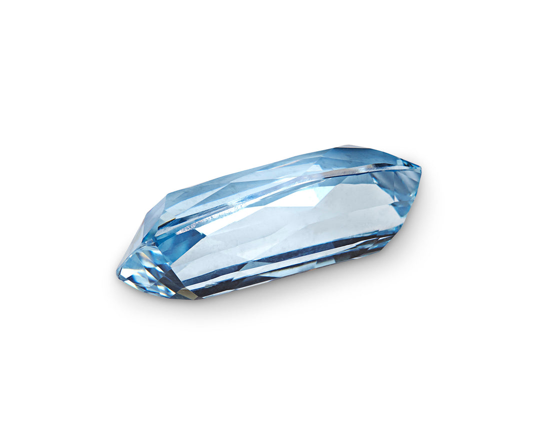 2.88ct Santa Maria Aquamarine Cushion Cut Brazil Origin