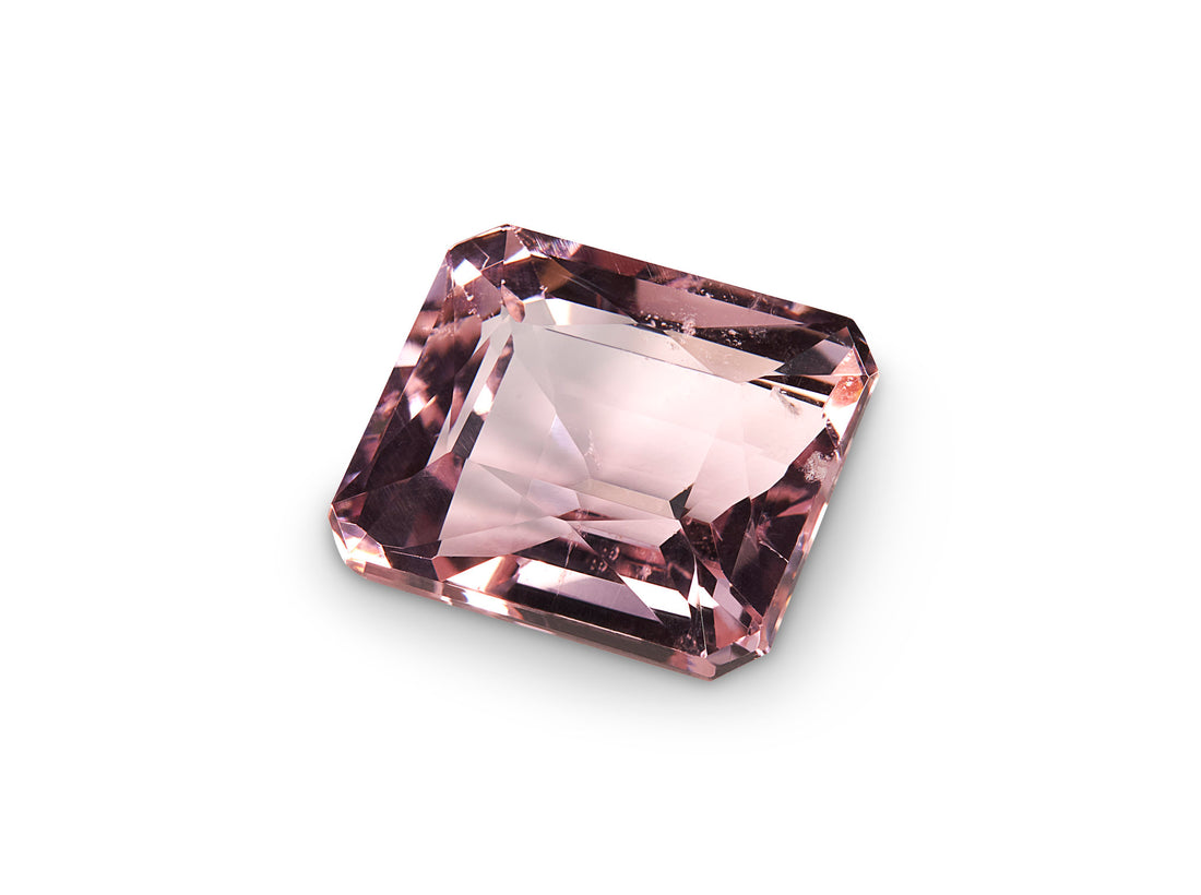 2.97ct Pink Morganite Emerald Cut Brazil Origin