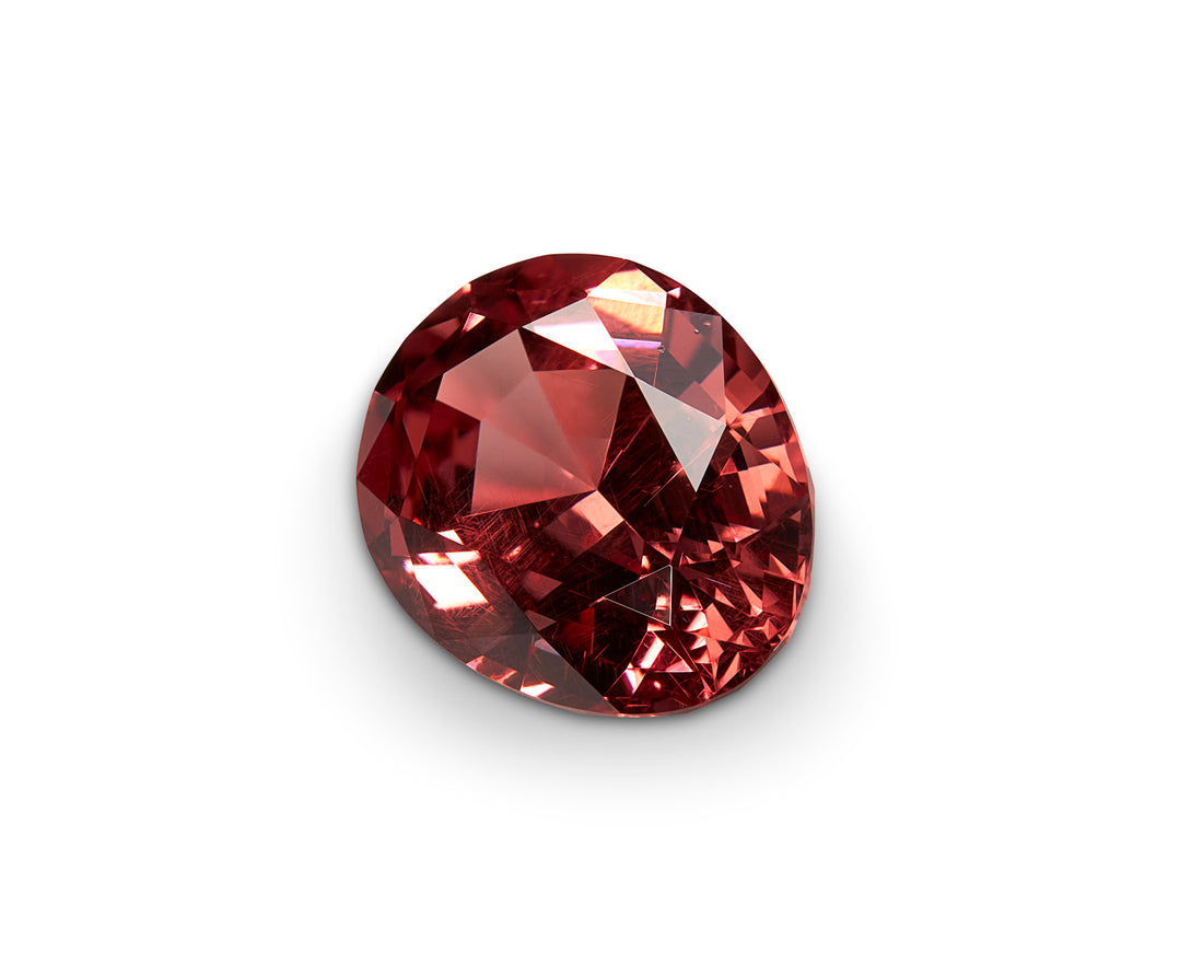 3.09ct Malaya Garnet Fancy Egg Shape