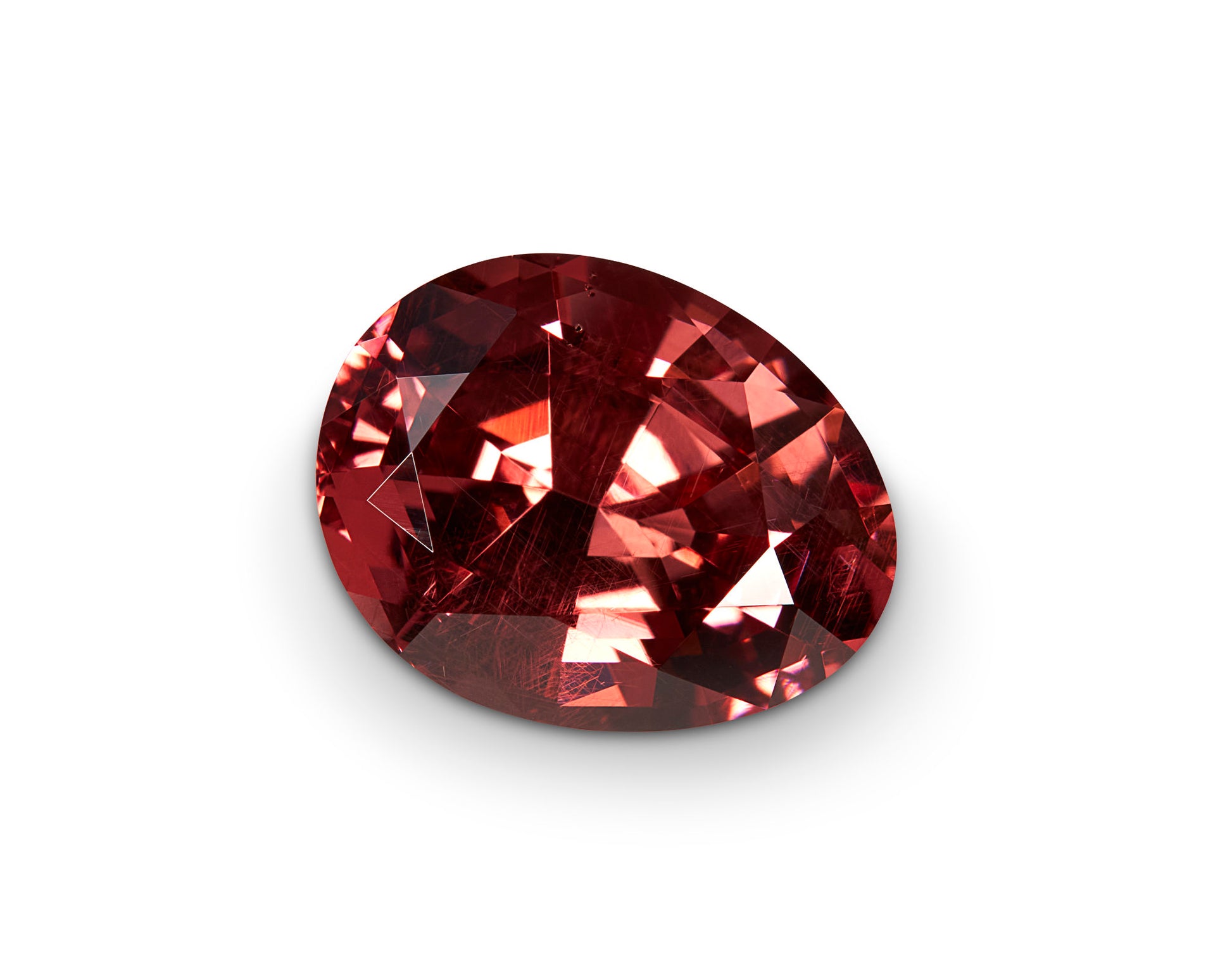 3.09ct Malaya Garnet Fancy Egg Shape