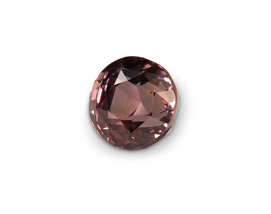 3.10ct Pink Sapphire Round Brilliant Cut 