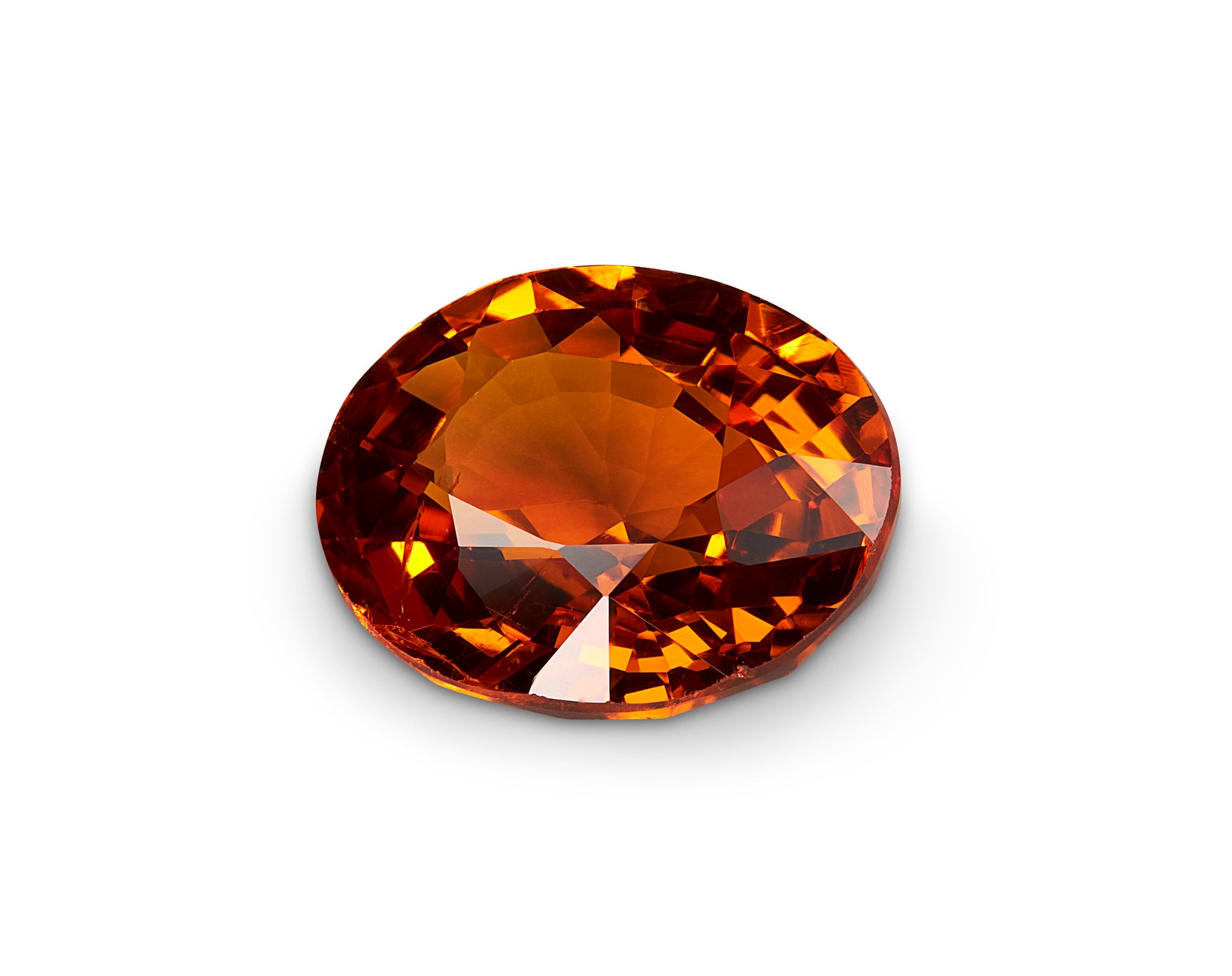 3.23ct Spessartite Garnet Oval Cut Tanzania Origin