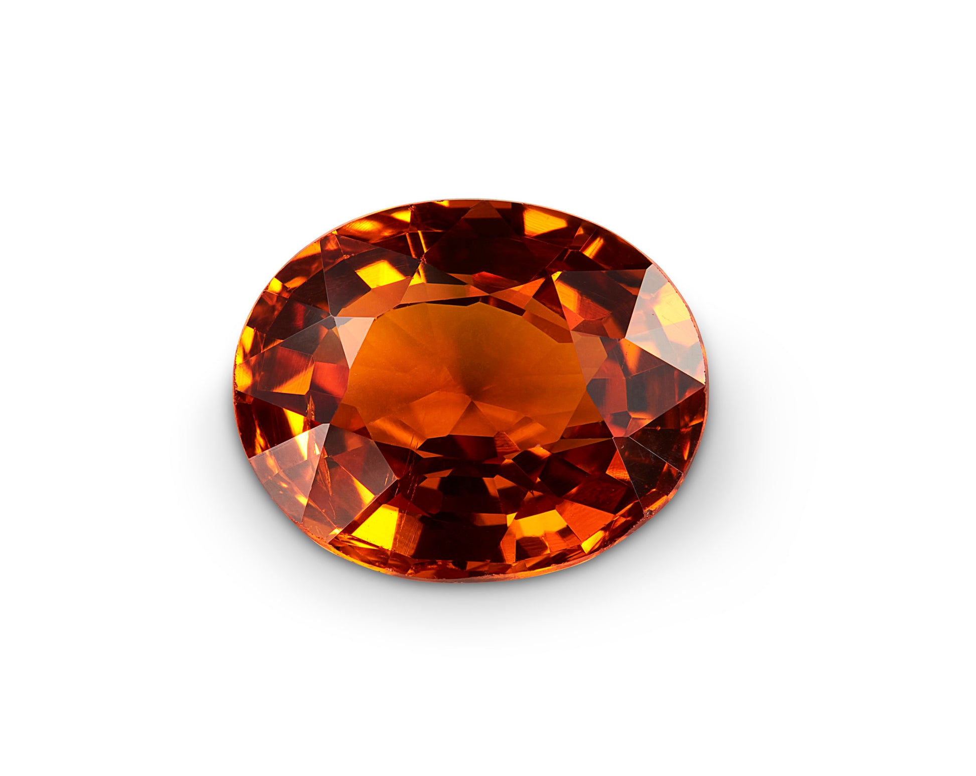 3.23ct Spessartite Garnet Oval Cut Tanzania Origin