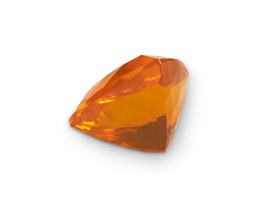 3.32ct Mexican Fire Opal Trillion Cut