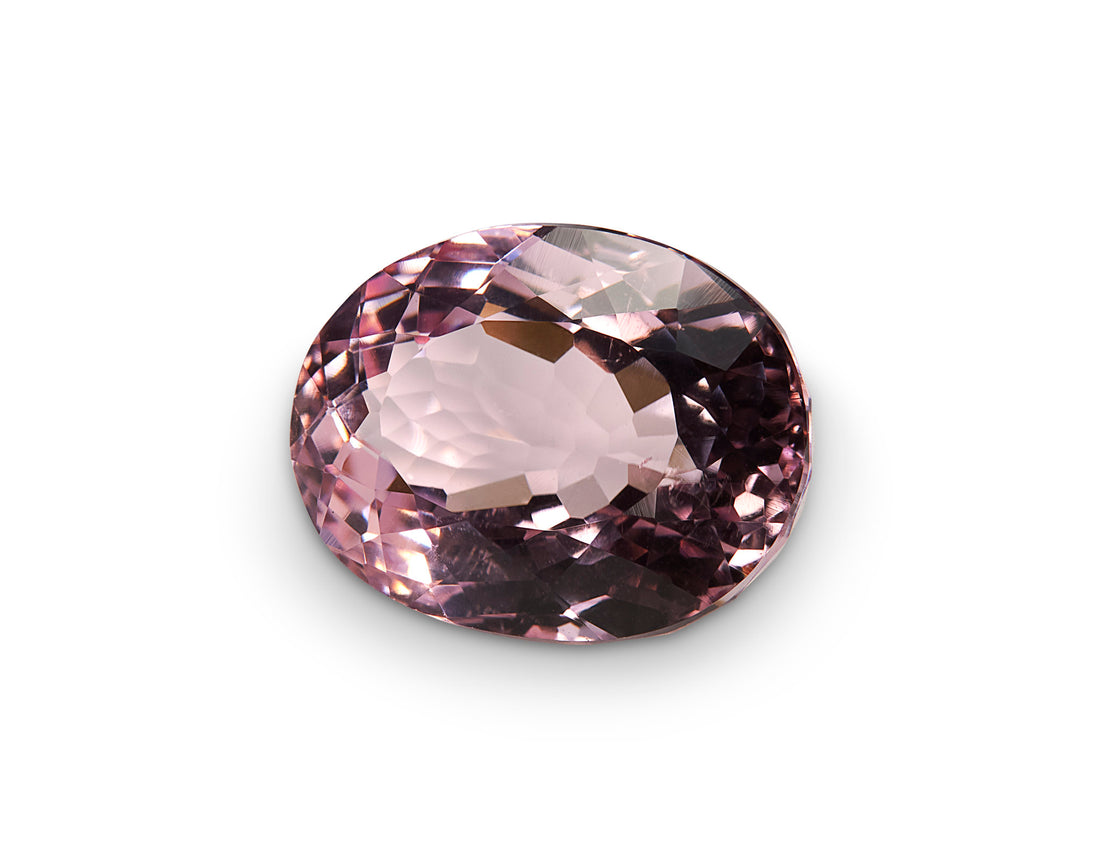 3.43ct Pink Morganite Oval Cut Brazil Origin