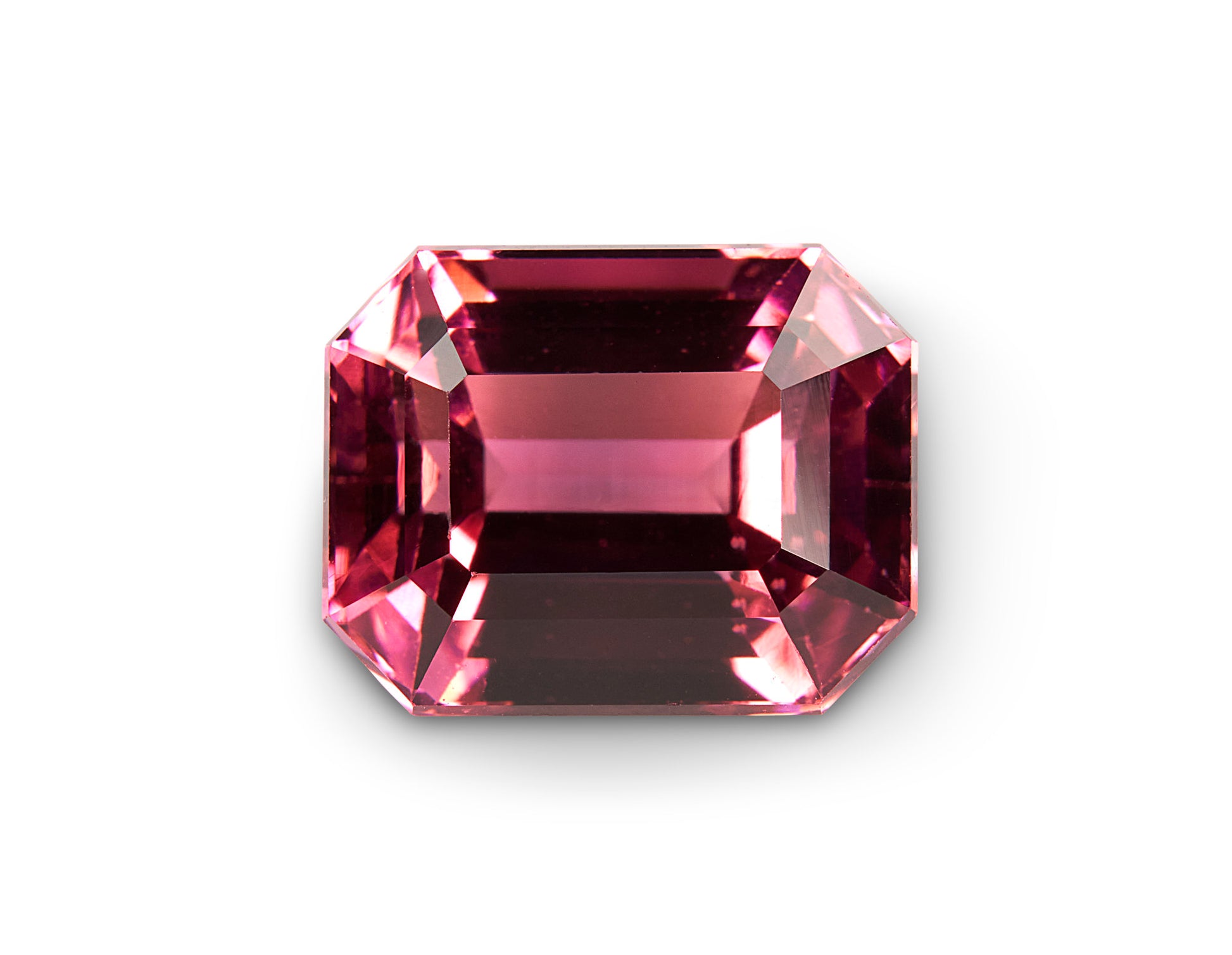 3.51ct Pink Tourmaline Emerald Cut