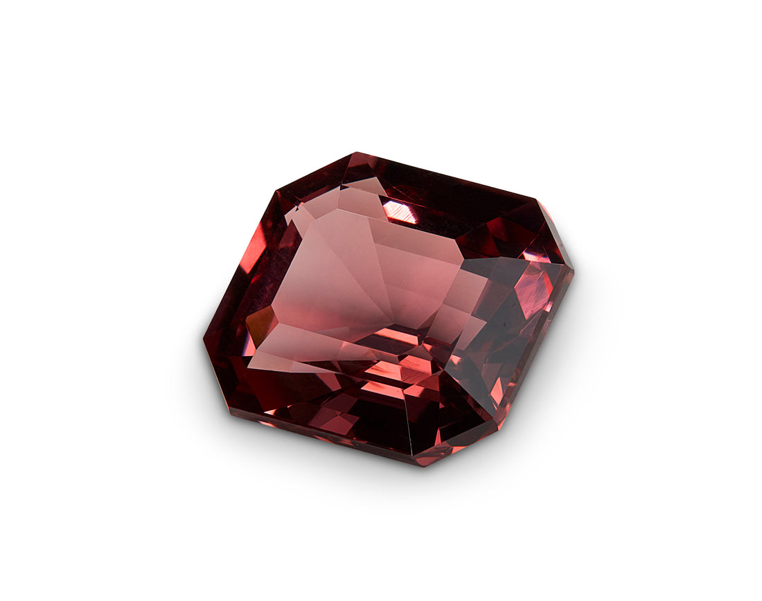 3.80ct Rose Red Spinel Emerald Cut