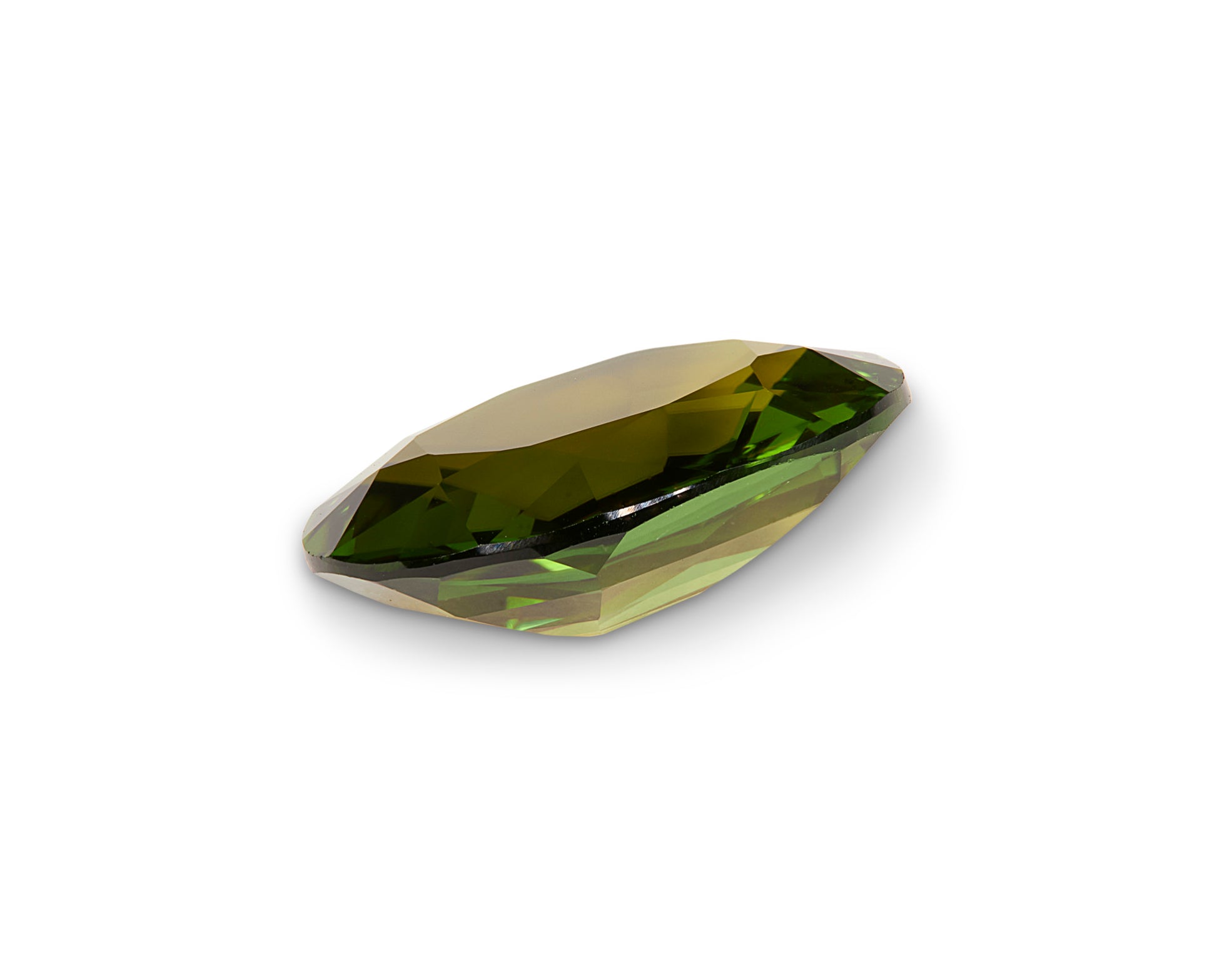 3.98ct Olive Green Tourmaline Oval Cut