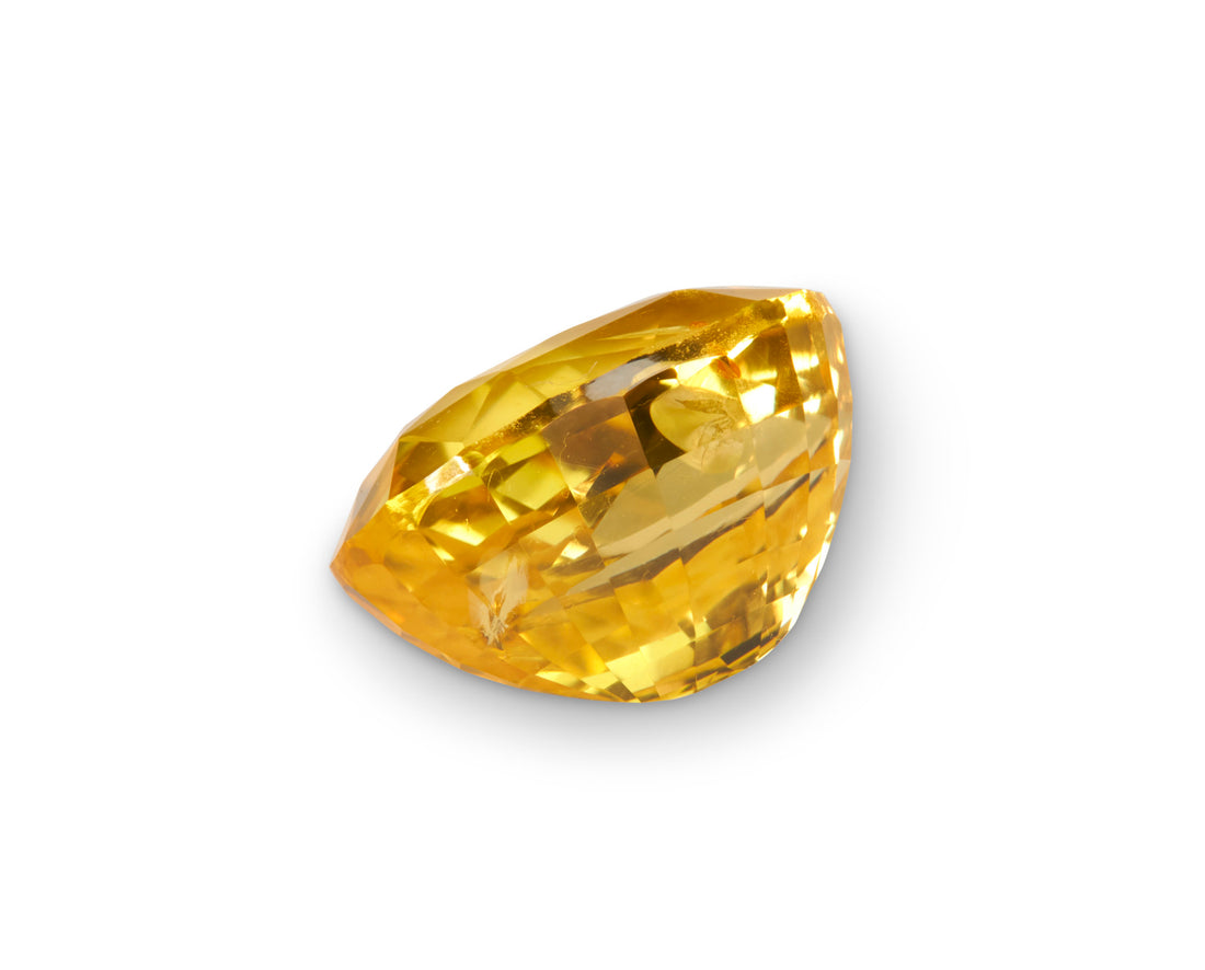 4.17ct Vivid Yellow Sapphire