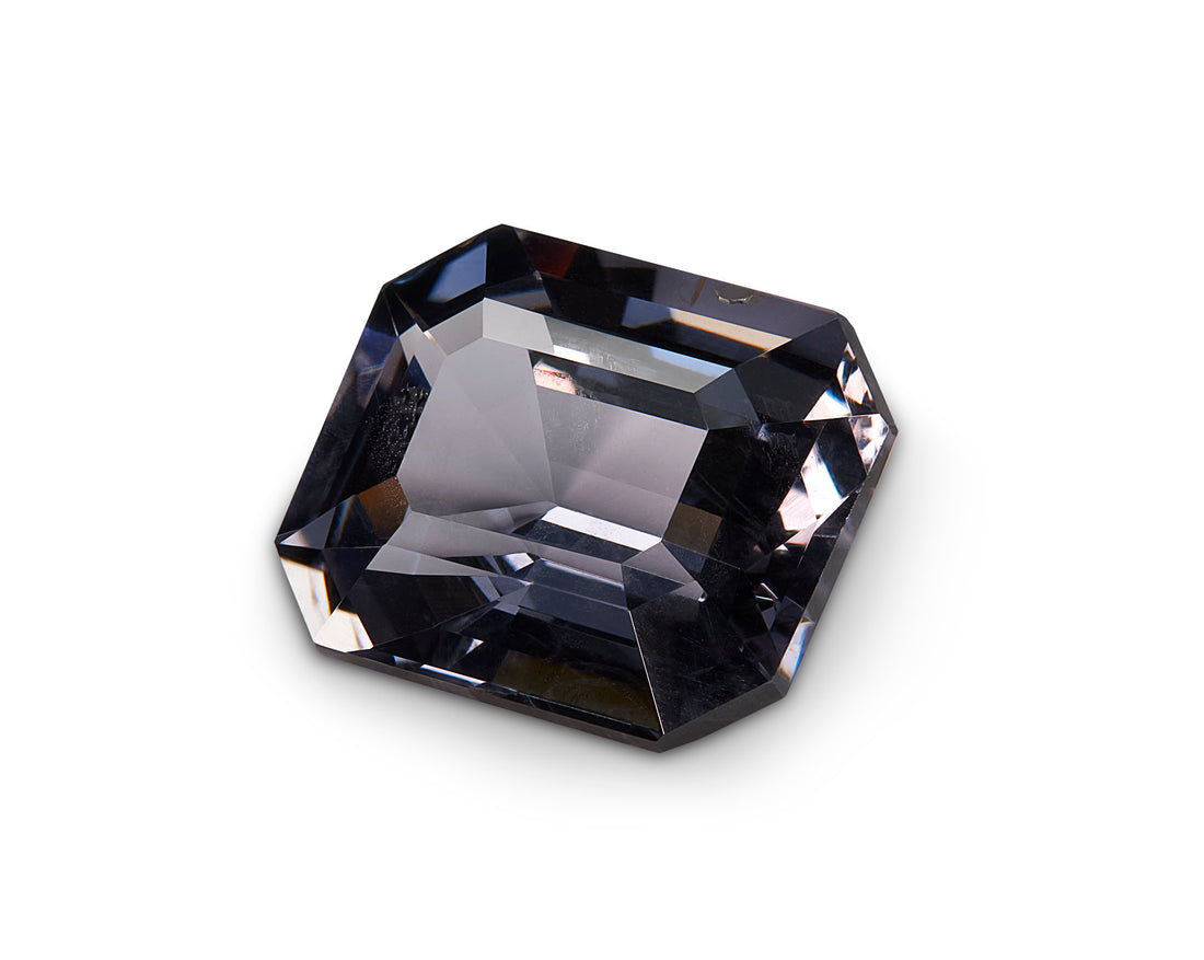 4.20ct Mauve Burmese Spinel Emerald Cut