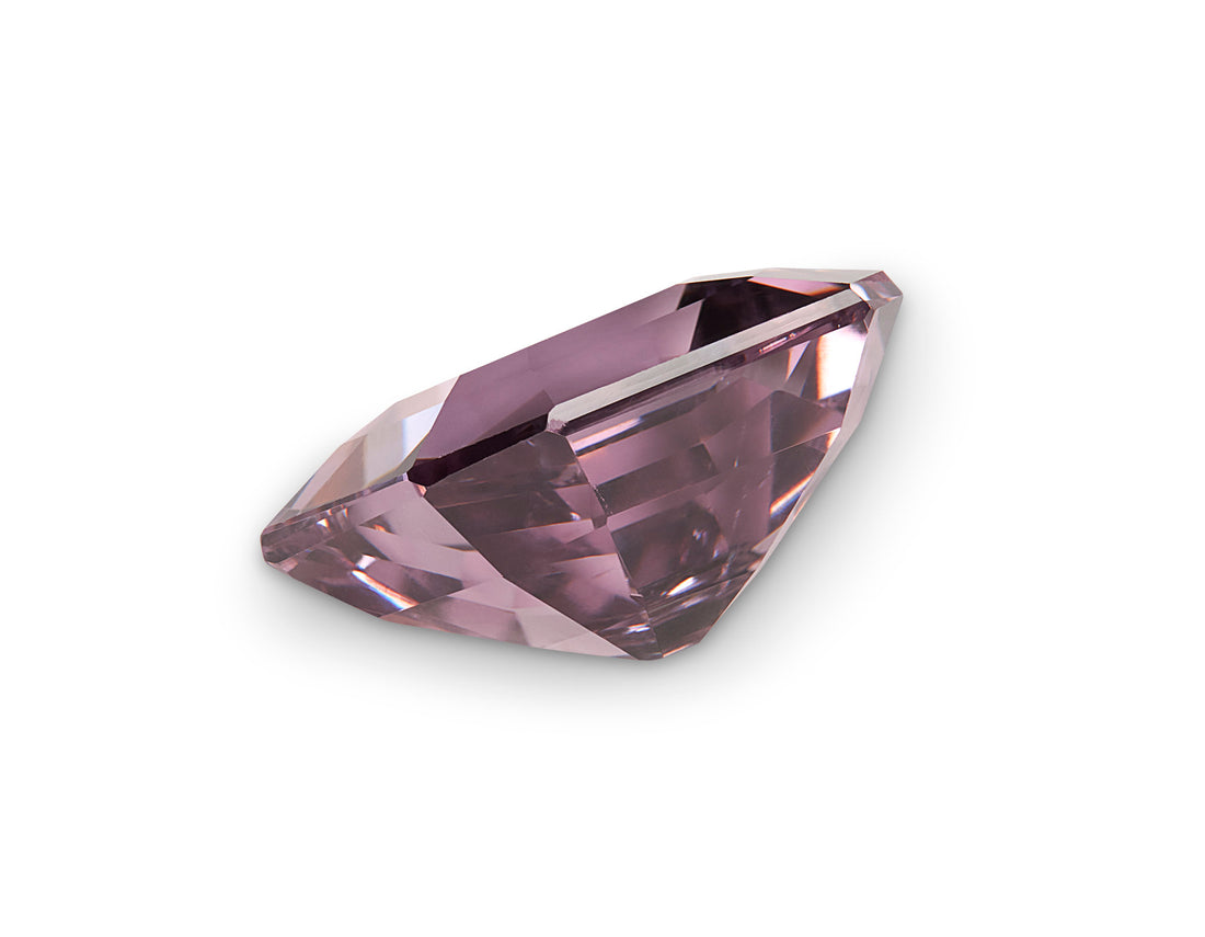 4.02ct Mauve Spinel Emerald Cut Burma Origin