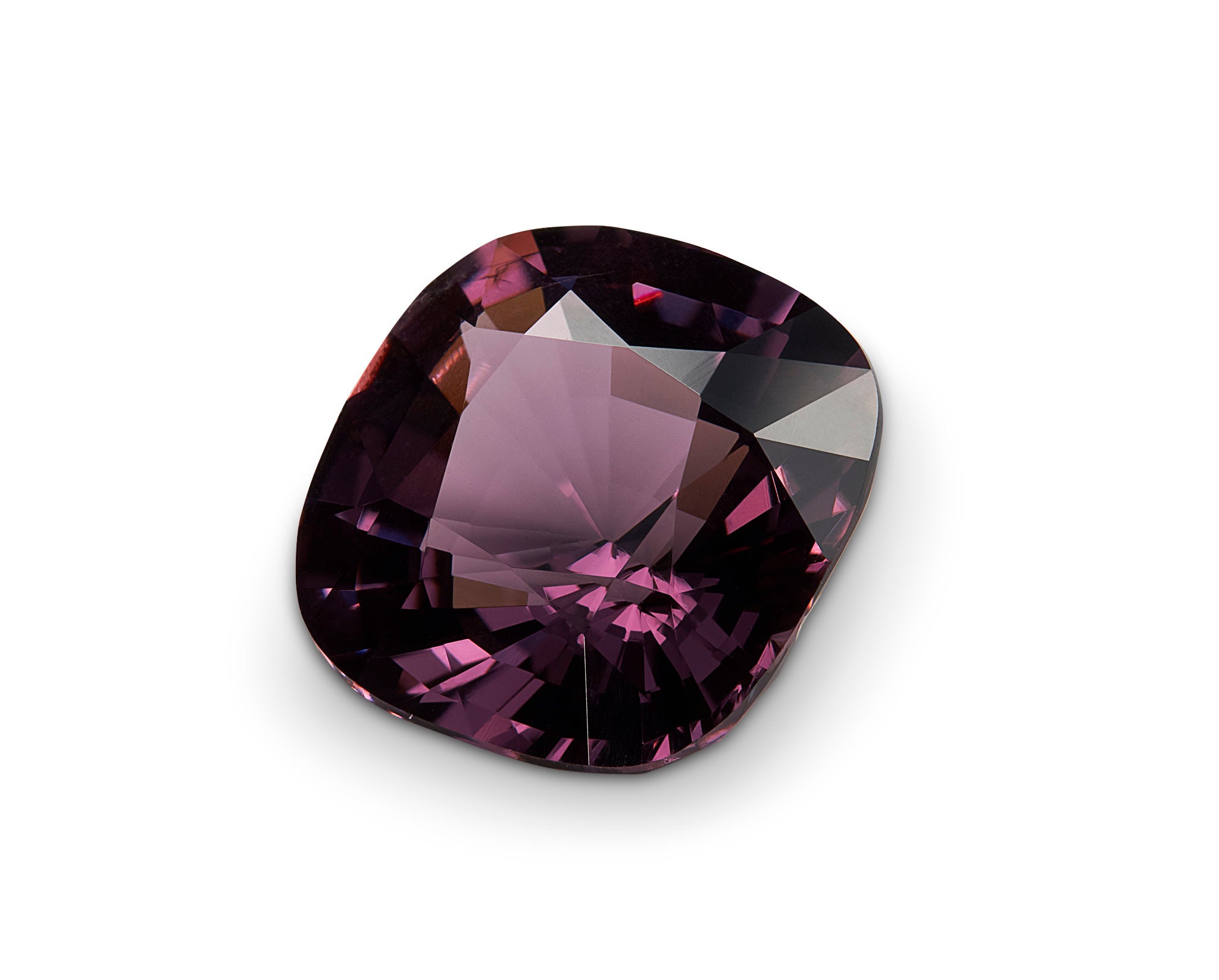 4.23ct Mauve Burmese Spinel Cushion Cut