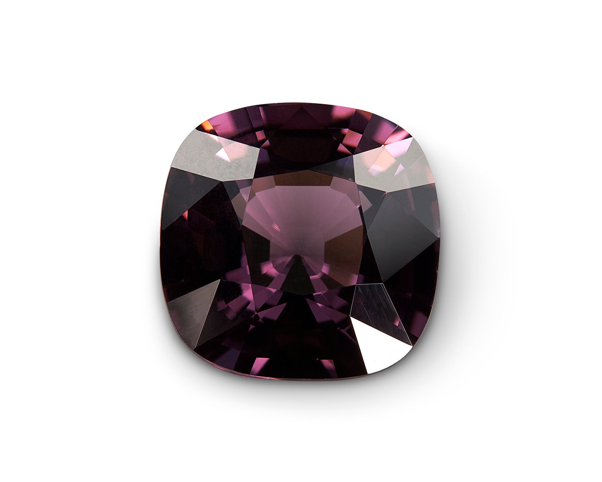 4.23ct Mauve Burmese Spinel Cushion Cut