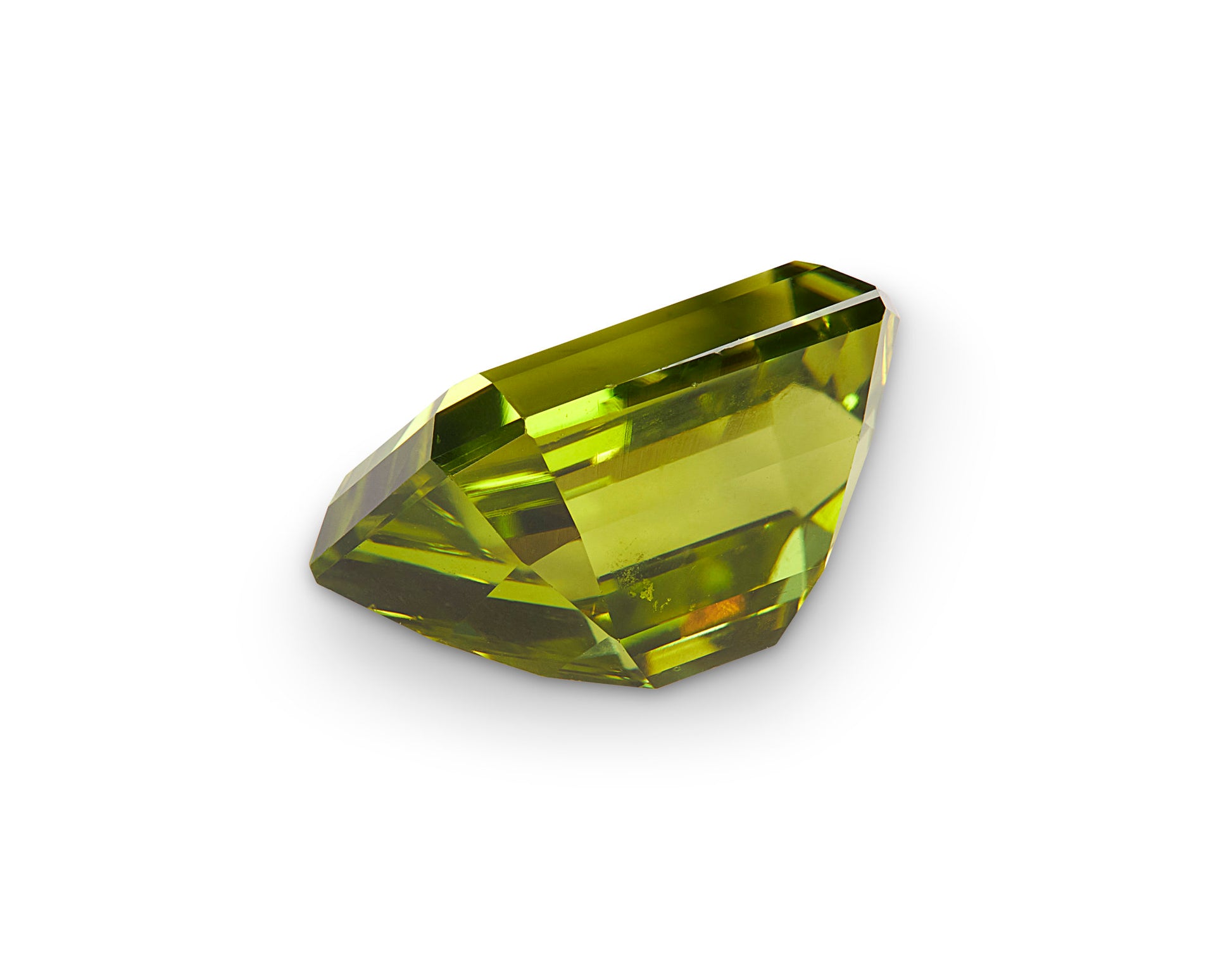 4.45ct Peridot Emerald Cut Pakistan Origin