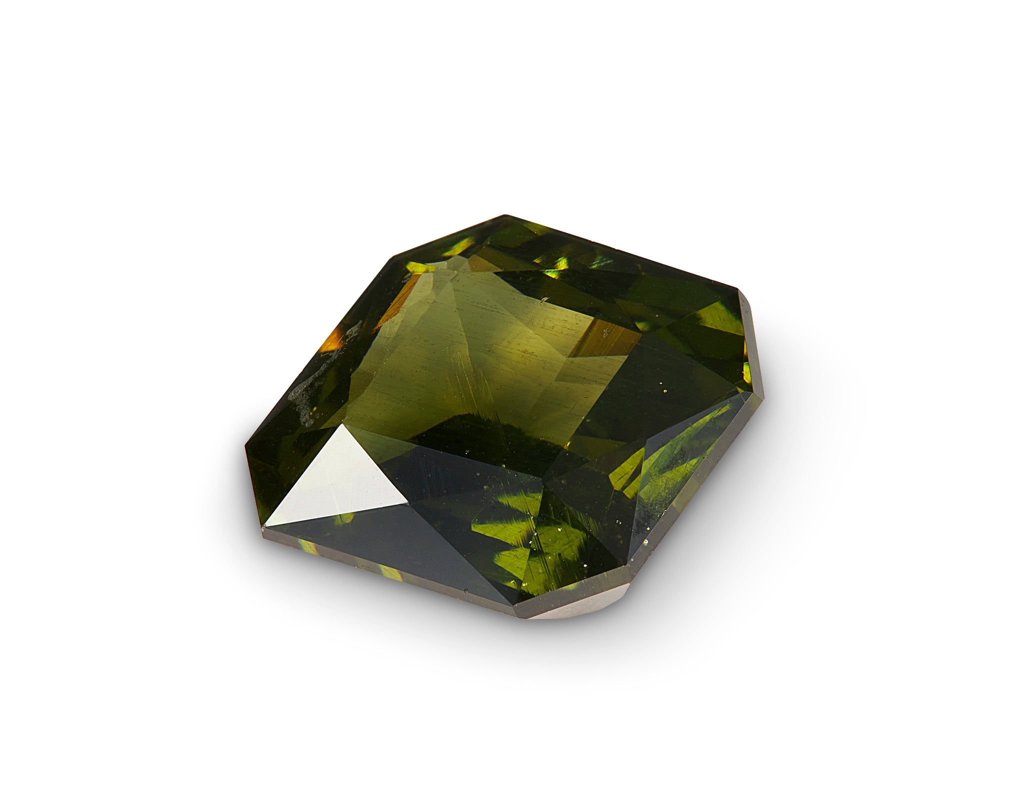 4.58ct Green Zircon Emerald Cut