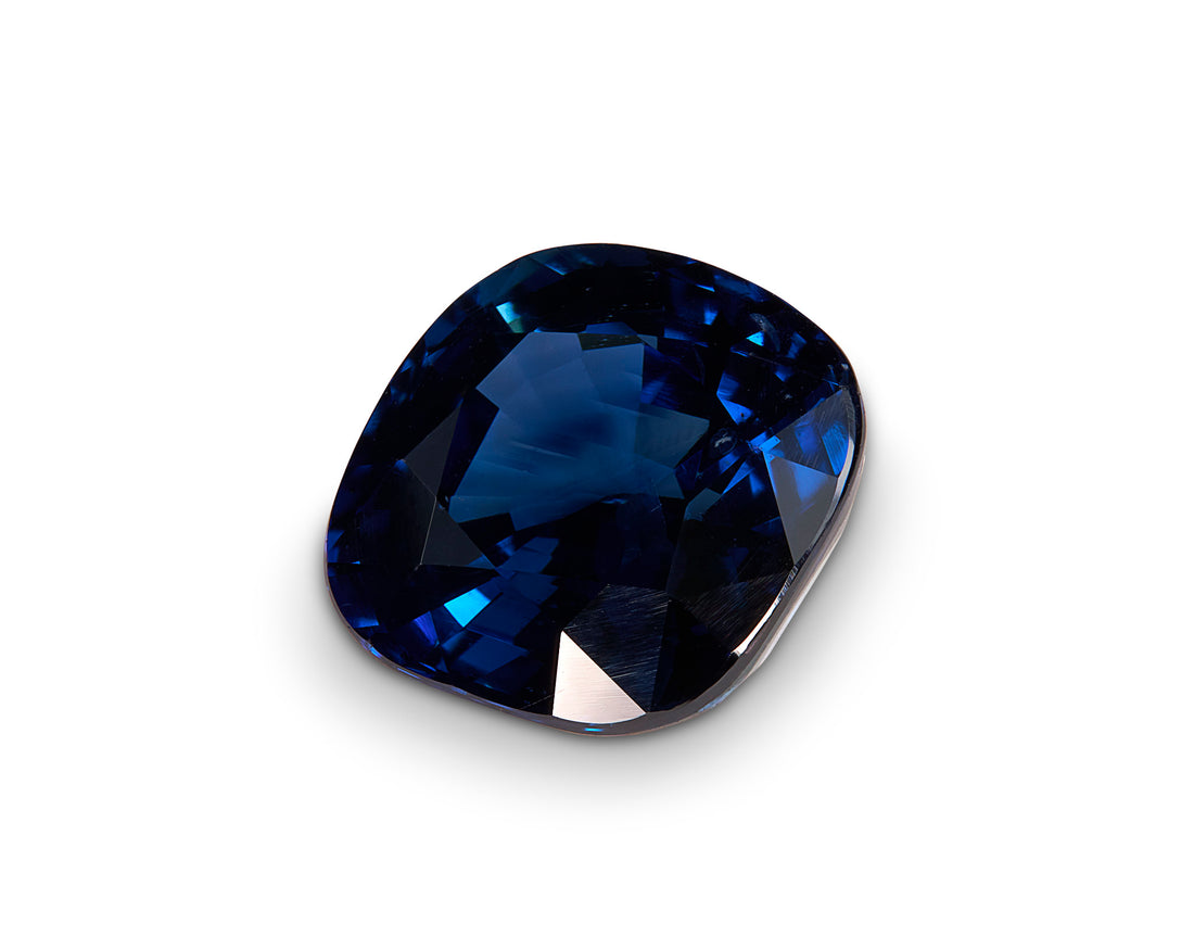 5.01ct Royal Blue Sapphire Cushion Cut