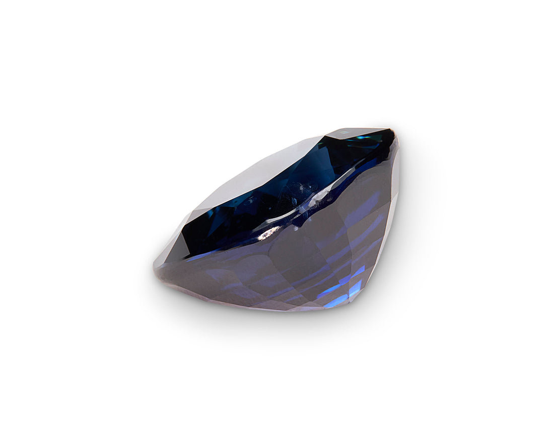 5.01ct Royal Blue Sapphire Cushion Cut