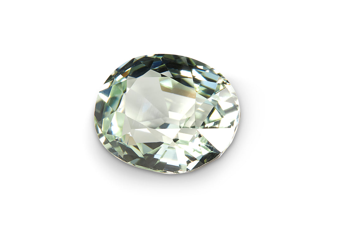 5.01ct Mint Tourmaline Oval Cut