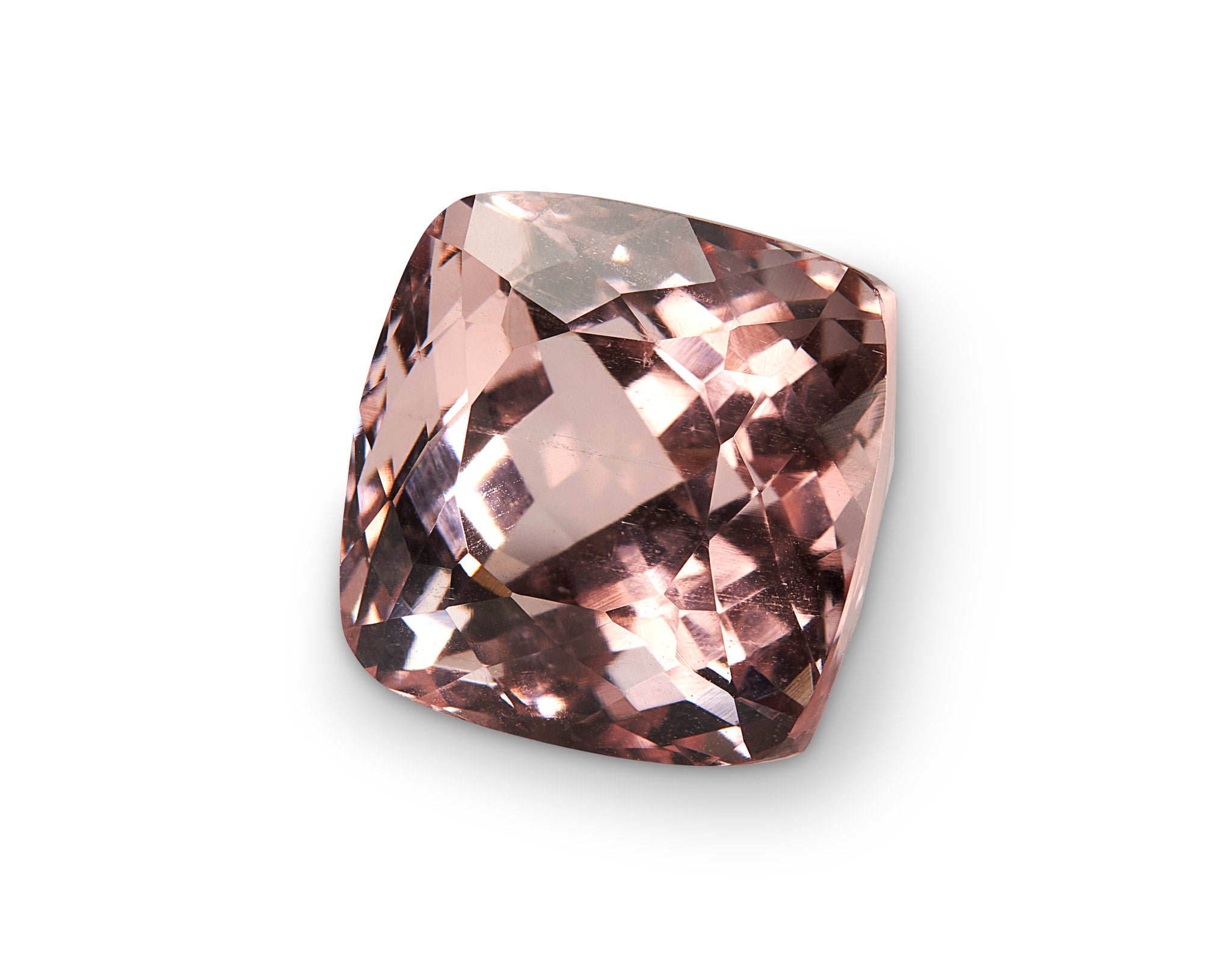 5.34ct Pink Morganite Cushion Cut Brazil Origin