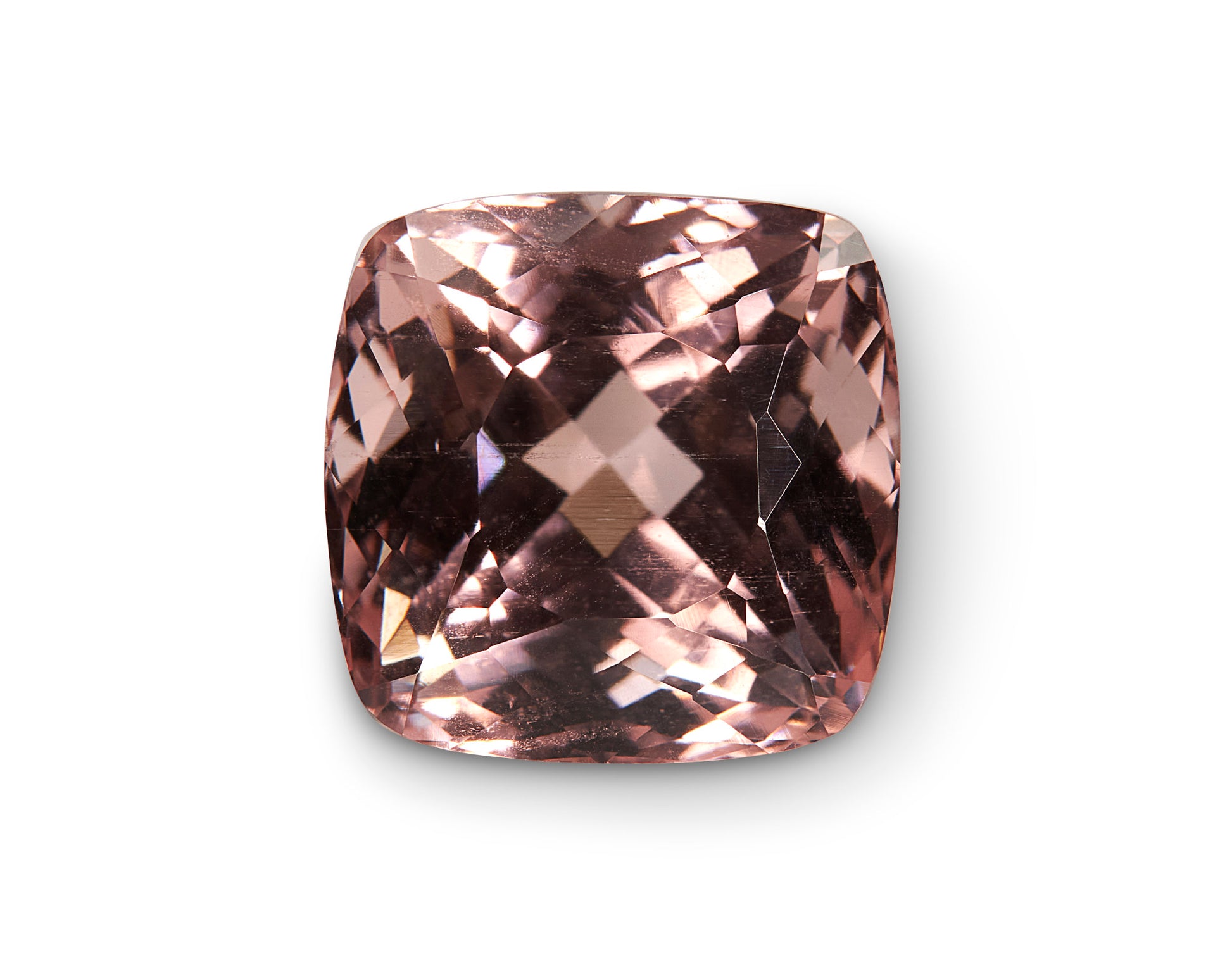 5.34ct Pink Morganite Cushion Cut Brazil Origin