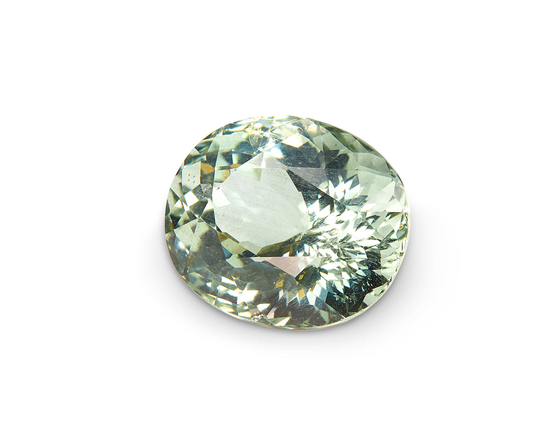 5.35ct Green Beryl Oval Cut
