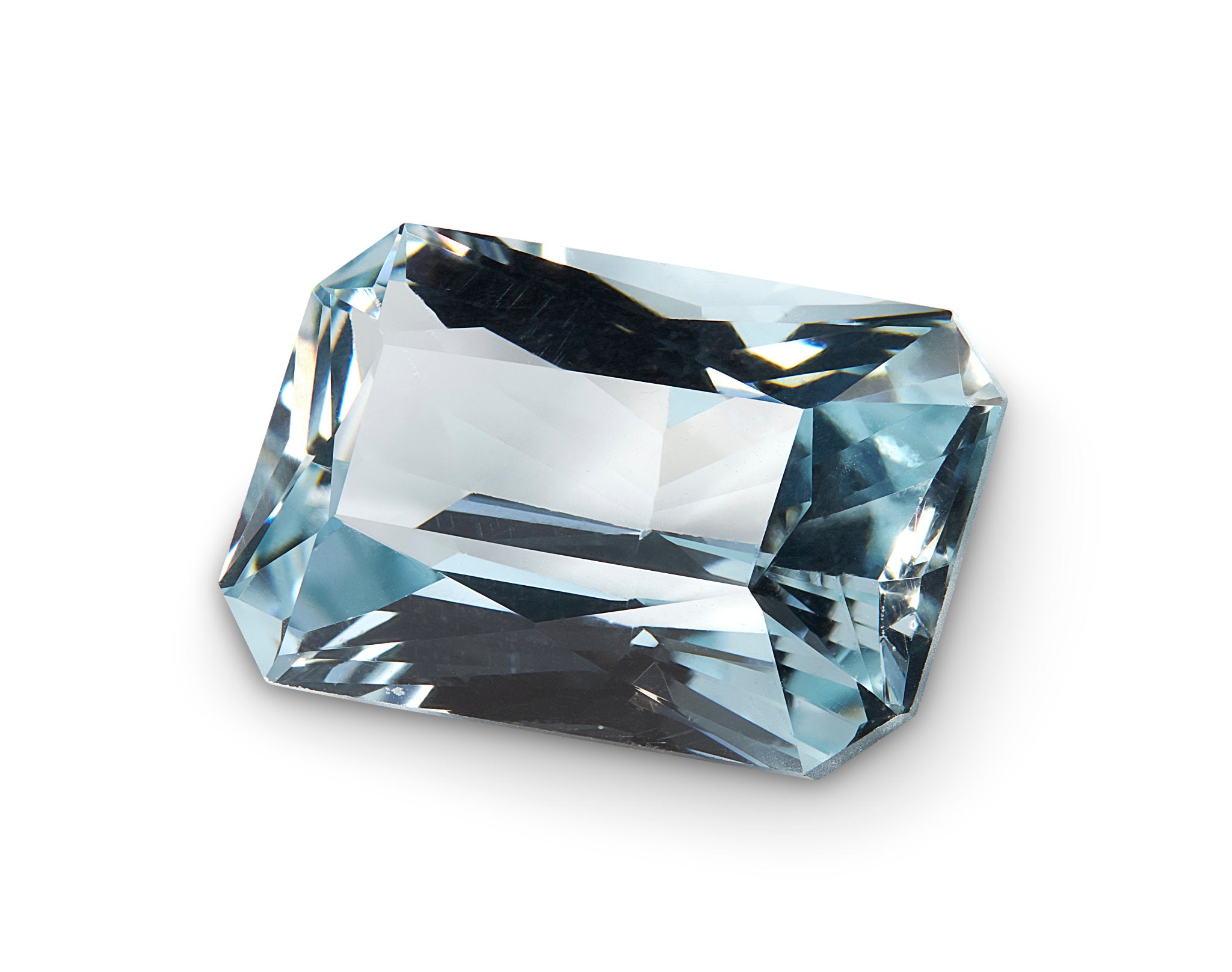 5.63ct Aquamarine Emerald Cut Brazil Origin