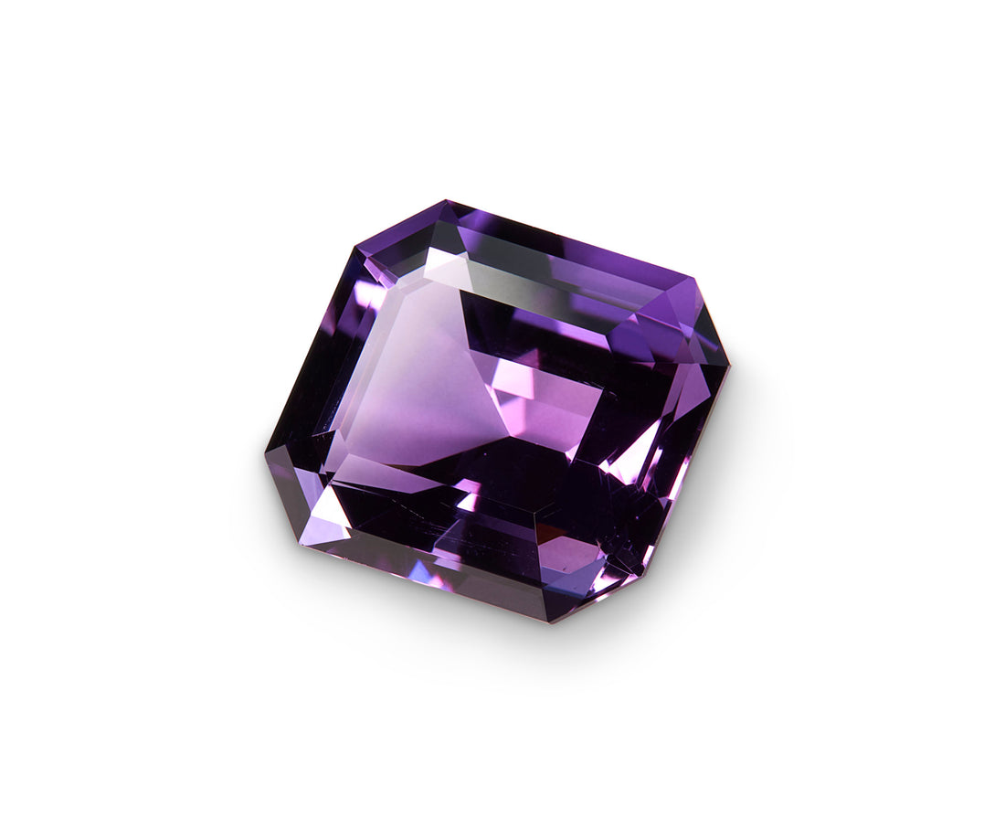 5.74ct Roya Purple Amethyst Emerald Cut Brazil Origin