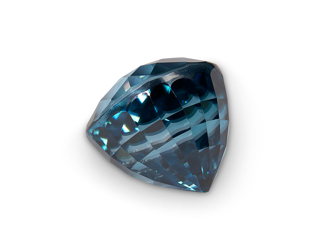 5.91ct Cambodian Blue Zircon Cushion Cut