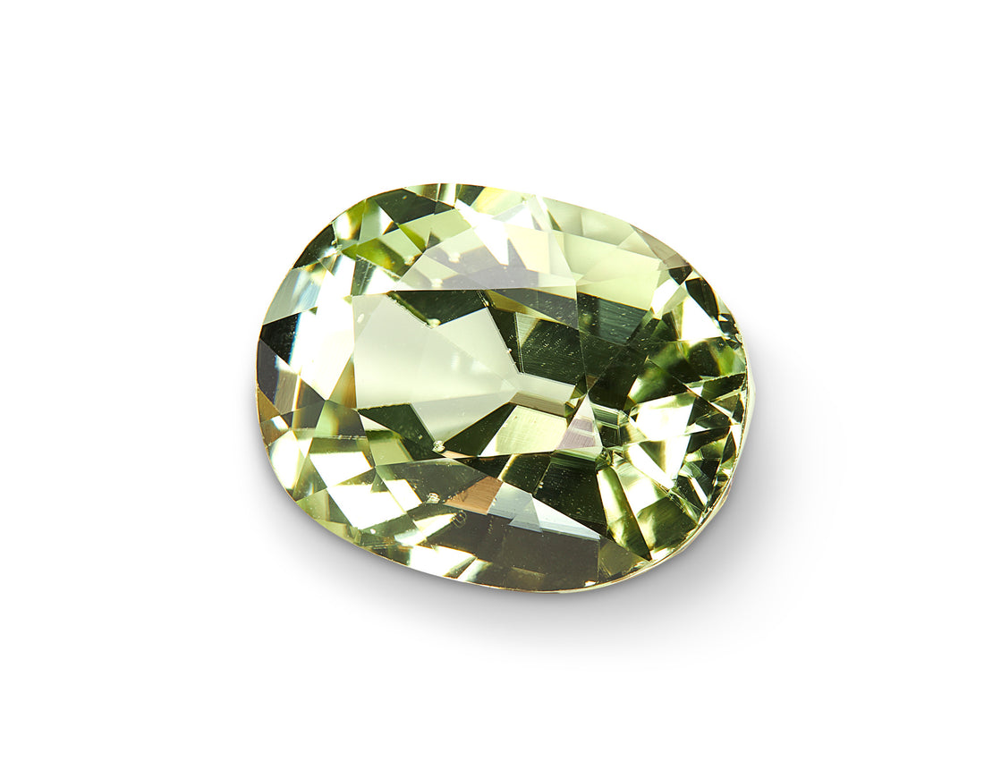 5.91ct Green Tourmaline Oval Cut