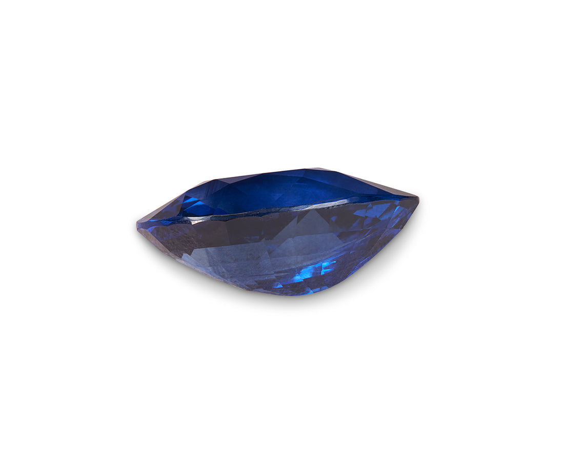 6.10ct Royal Blue Sapphire Pear Shape Sri Lanka Origin