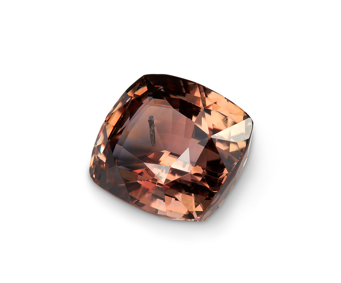 6.33ct Brown Sapphire Cushion Cut Unheated