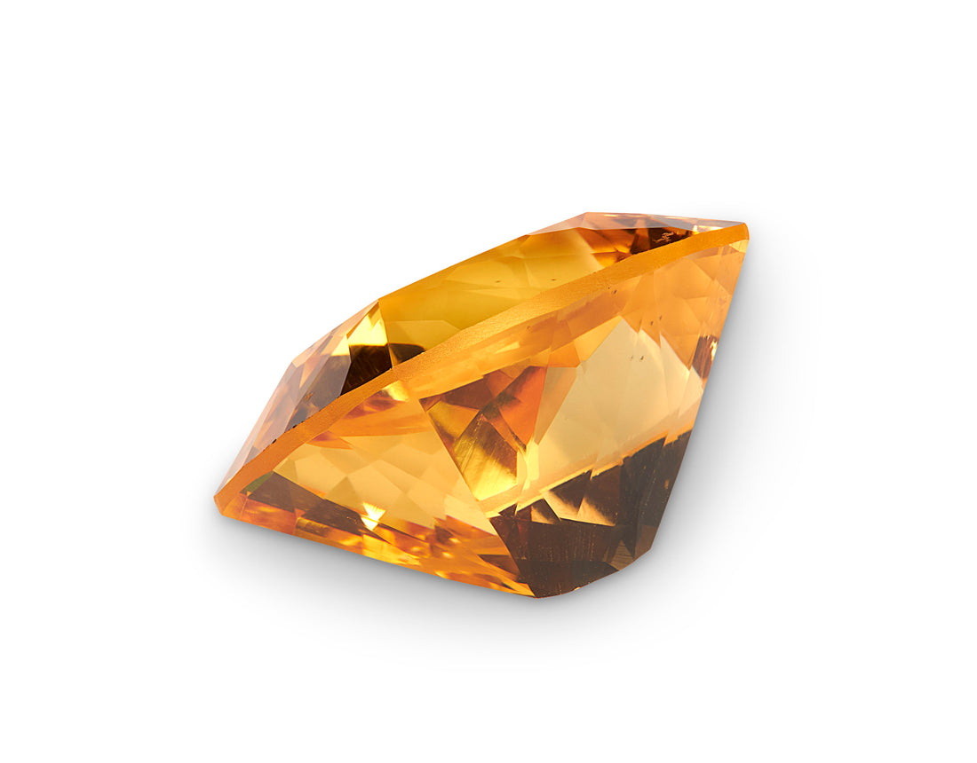 6.43ct Imperial Topaz Cushion Cut Brazil Origin