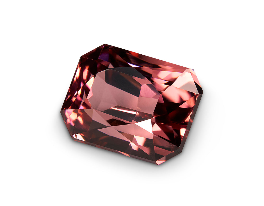 6.79ct Blush Pink Tourmaline Emerald Cut