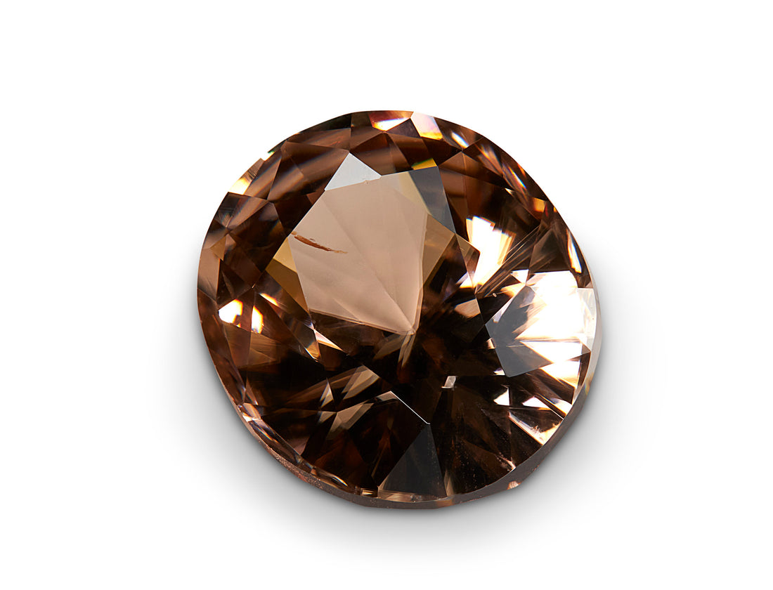 6.88ct Chocolate Zircon Oval cut