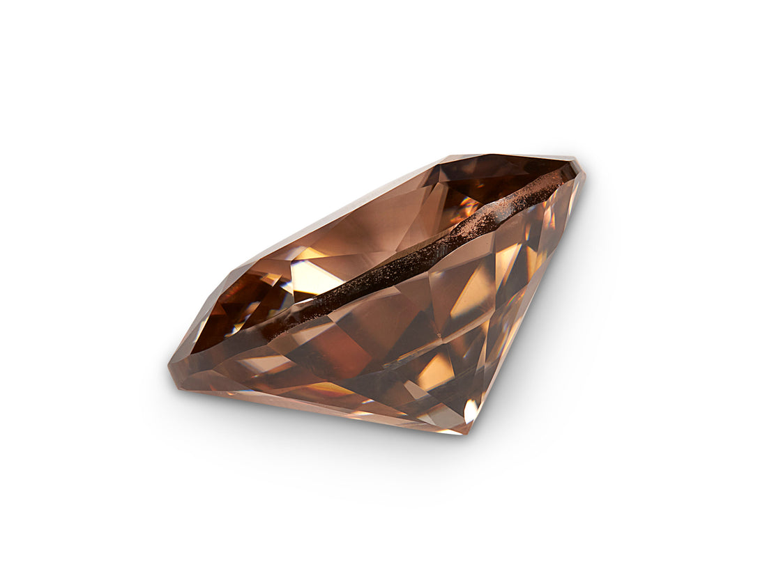 6.88ct Chocolate Zircon Oval cut