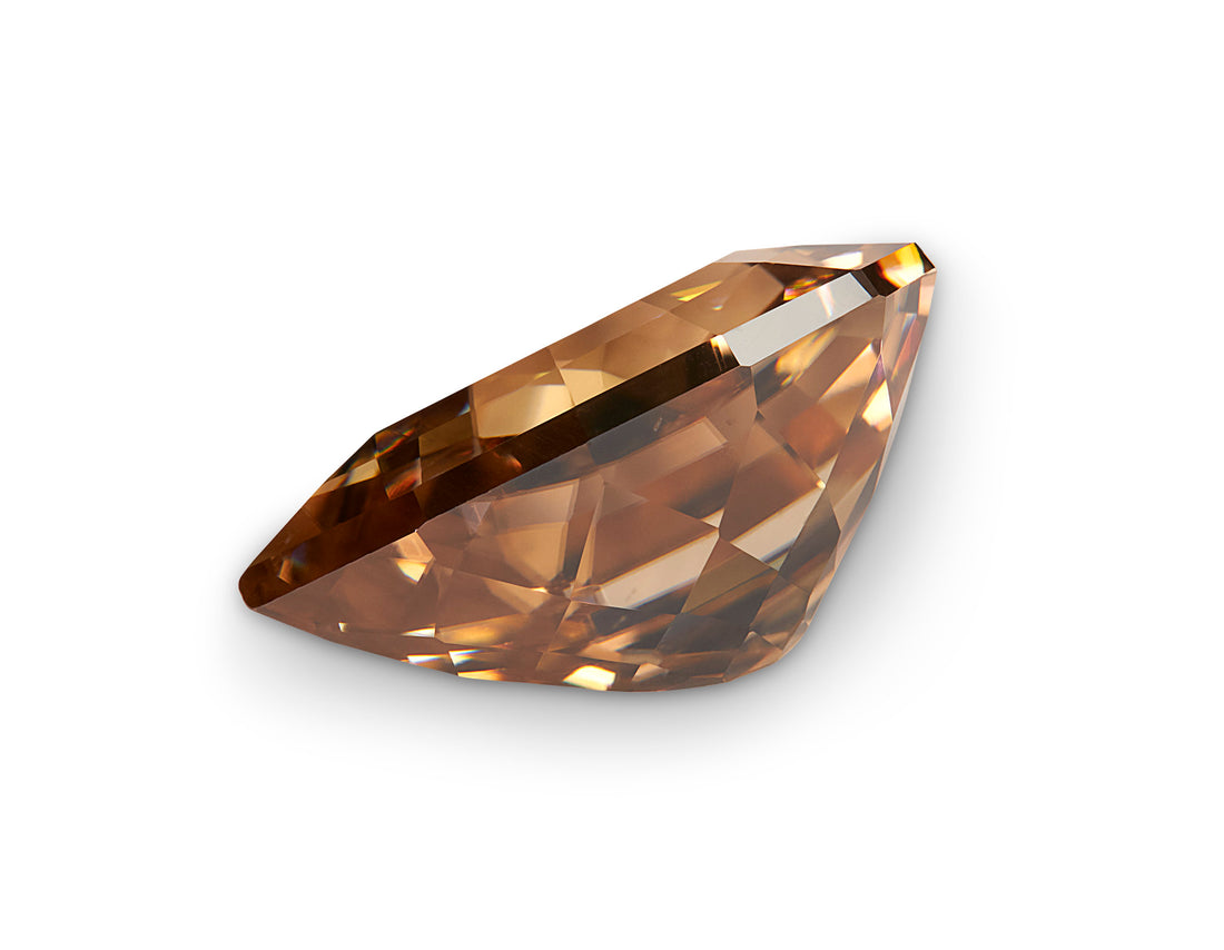 6.90ct Champagne Zircon Pear Cut